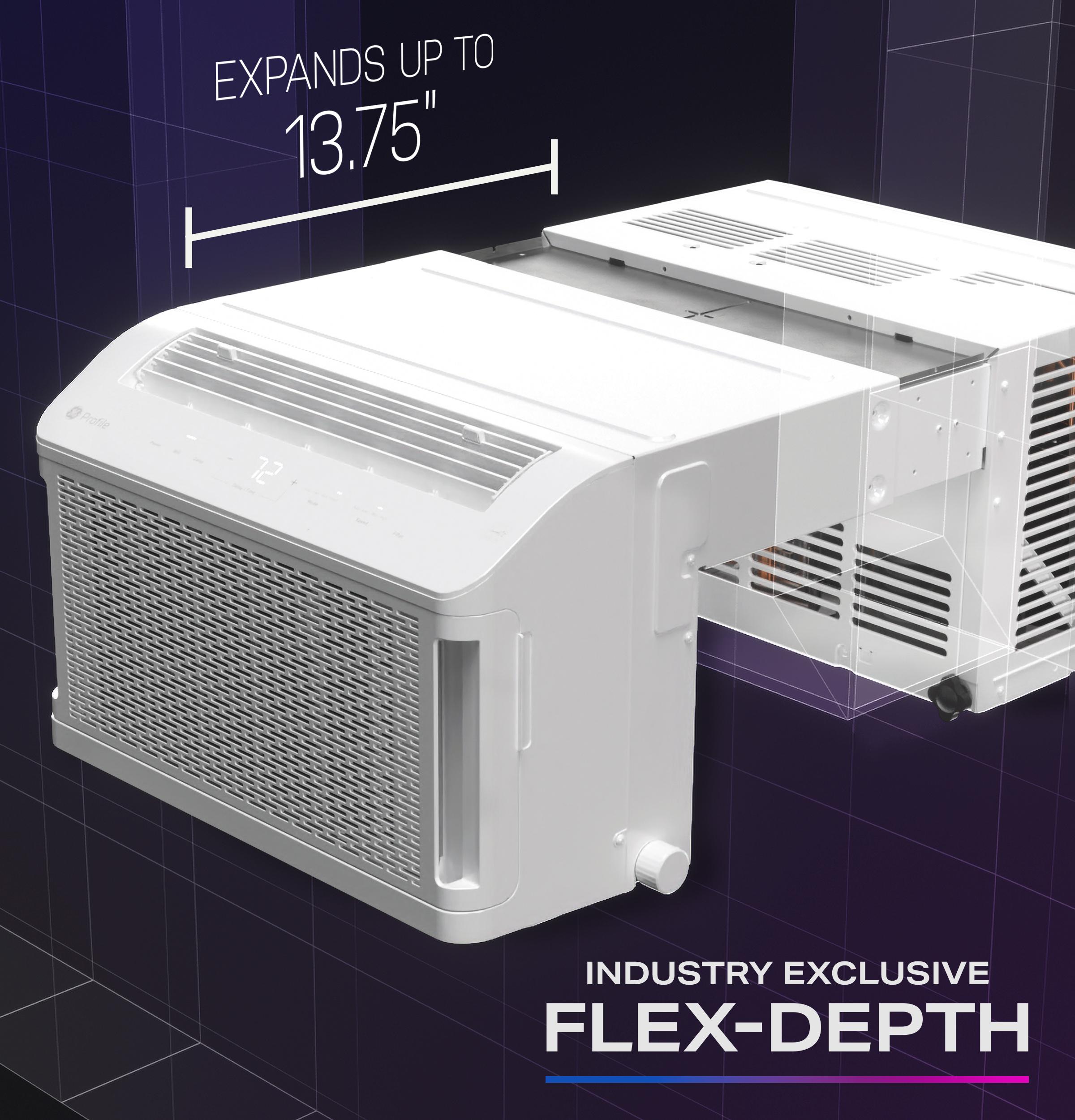GE Profile PHNT10CC ClearView™ 10,300 BTU Inverter Smart Window Air Conditioner - Ultra Quiet, Energy Efficient for Medium Rooms (Up to 450 Sq.Ft) - Perfect for Bedrooms, Home Offices & Small Apartments