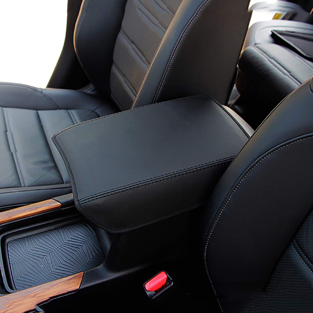 Leegi AAGIILEEYO Car Armrest Cover for Honda CRV 2017-2020 - Black Center Console Protector with Storage Box | Perfect for Road Trips & Daily Commuting