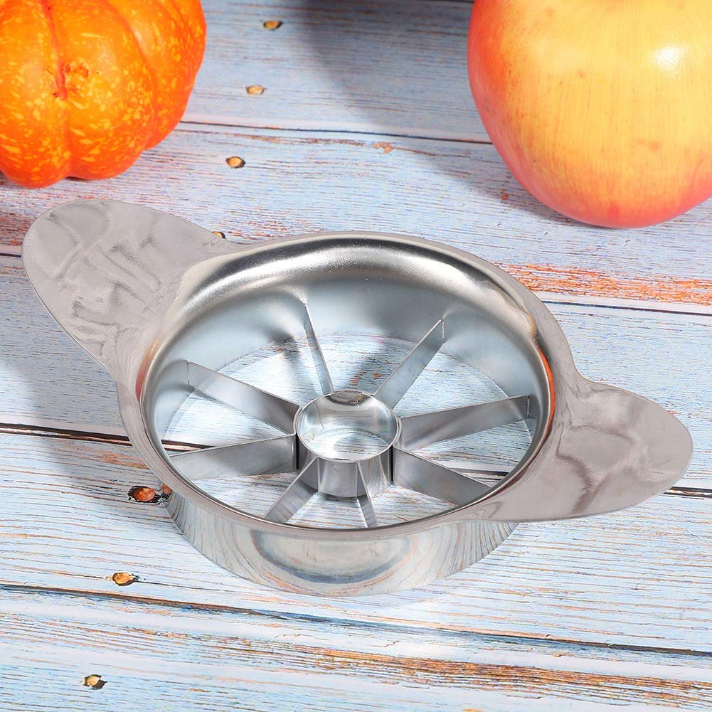 Premium Stainless Steel Fruit Divider & Corer - Apple Slicer, Pear Cutter with Ergonomic Handle for Kitchen, Fruit Salad Prep & Party Platters