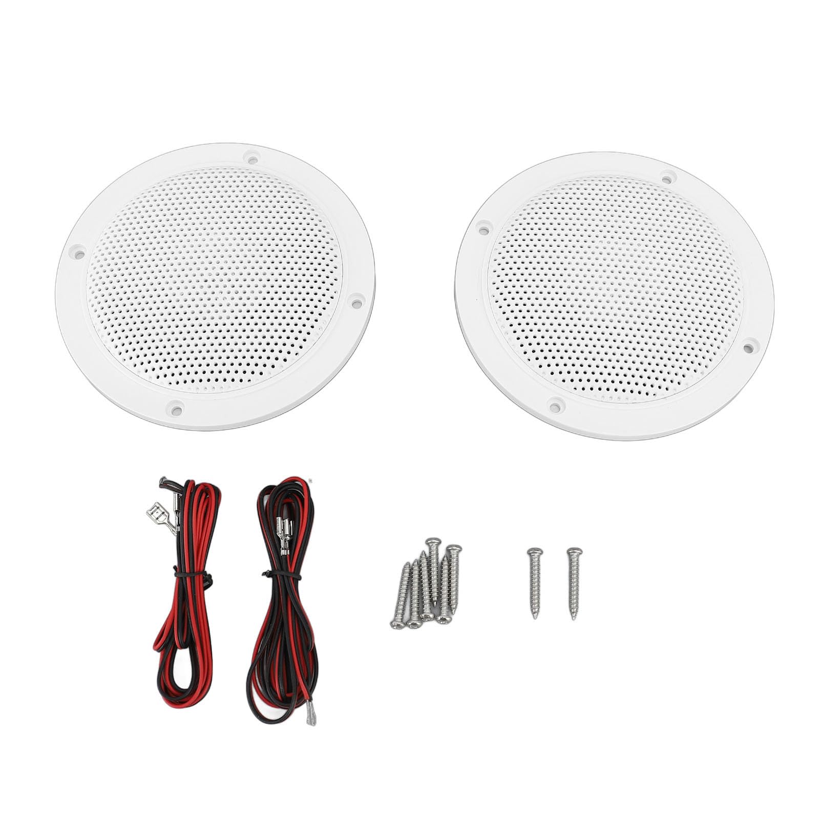 Naroote Marine Audio Speakers - Waterproof Low Profile Ceiling Speakers for Boats, Yachts, ATV, UTV - High-Quality Sound for Outdoor & Marine Entertainment