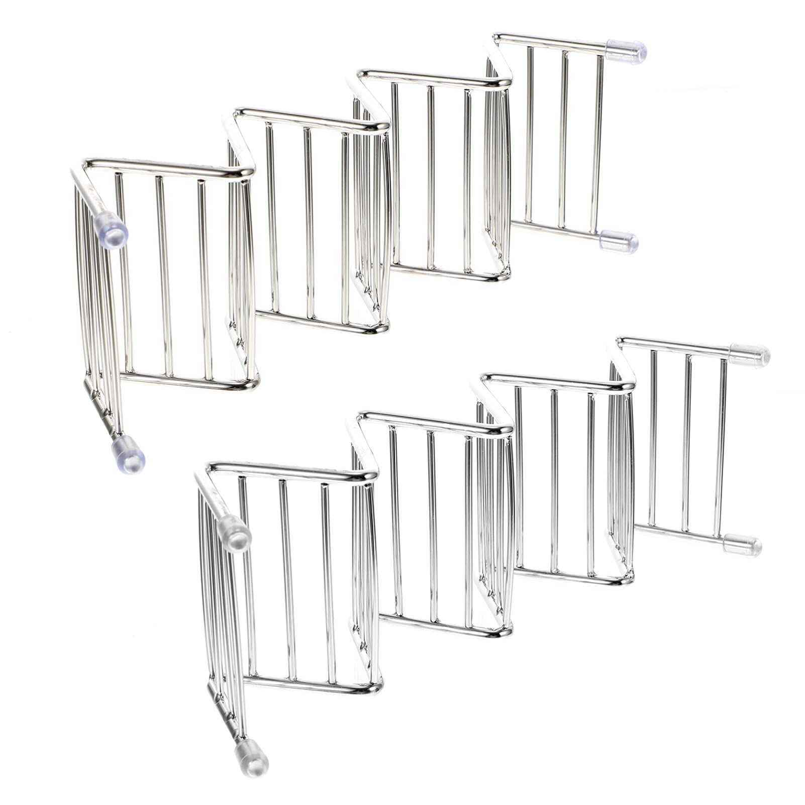 Stainless Steel Taco Holder Set - 2-Piece Burrito Rack for Kitchen Display & Storage | Durable, Rust-Proof Taco Stands | Perfect for Restaurants, Food Trucks & Home Kitchens