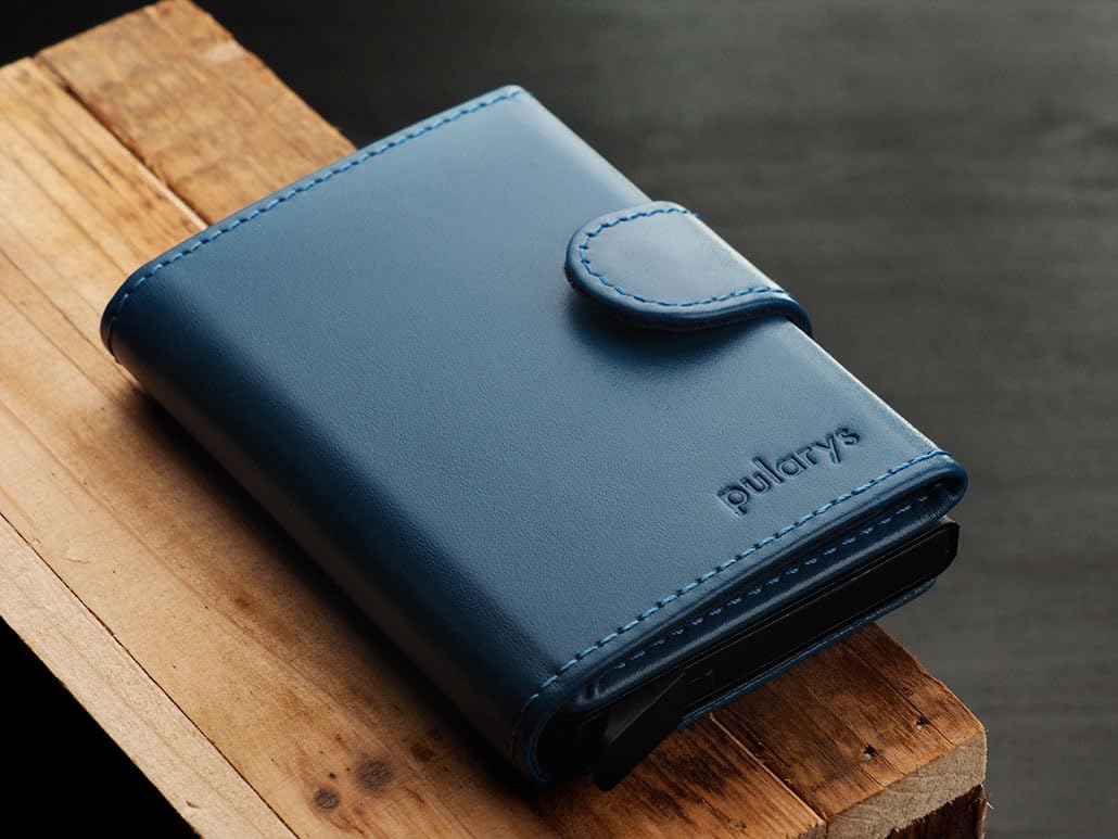 Premium Italian Leather RFID Blocking Mini Wallet SOLO - Slim Credit Card Holder with 9 Card Slots & Coin Pocket for Men & Women - Perfect for Travel, Business & Everyday Use