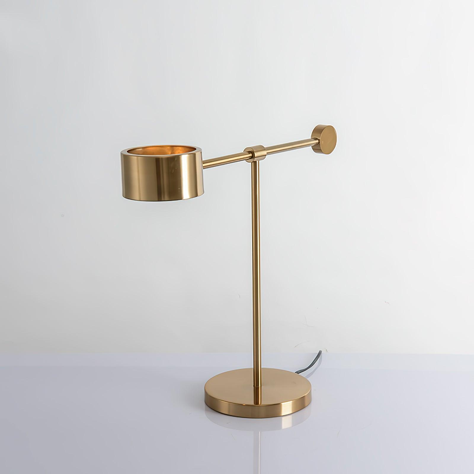 Ergonomic Lever Office Table Light - Adjustable LED Desk Lamp for Home & Workspace - Perfect for Reading, Studying & Computer Work