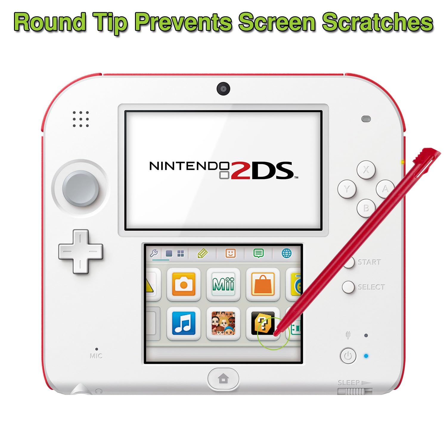 10 Pack Colorful Nintendo 2DS Stylus Pens - Replacement Stylus for Original 2DS Console & Games - 10 Vibrant Colors - Perfect for Gaming, Drawing & Touch Screen Navigation