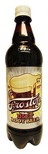 Frostop Diet Root Beer Soda - 24 oz Single Bottle | Sugar-Free & Low-Calorie Beverage for Parties, BBQs & Relaxation