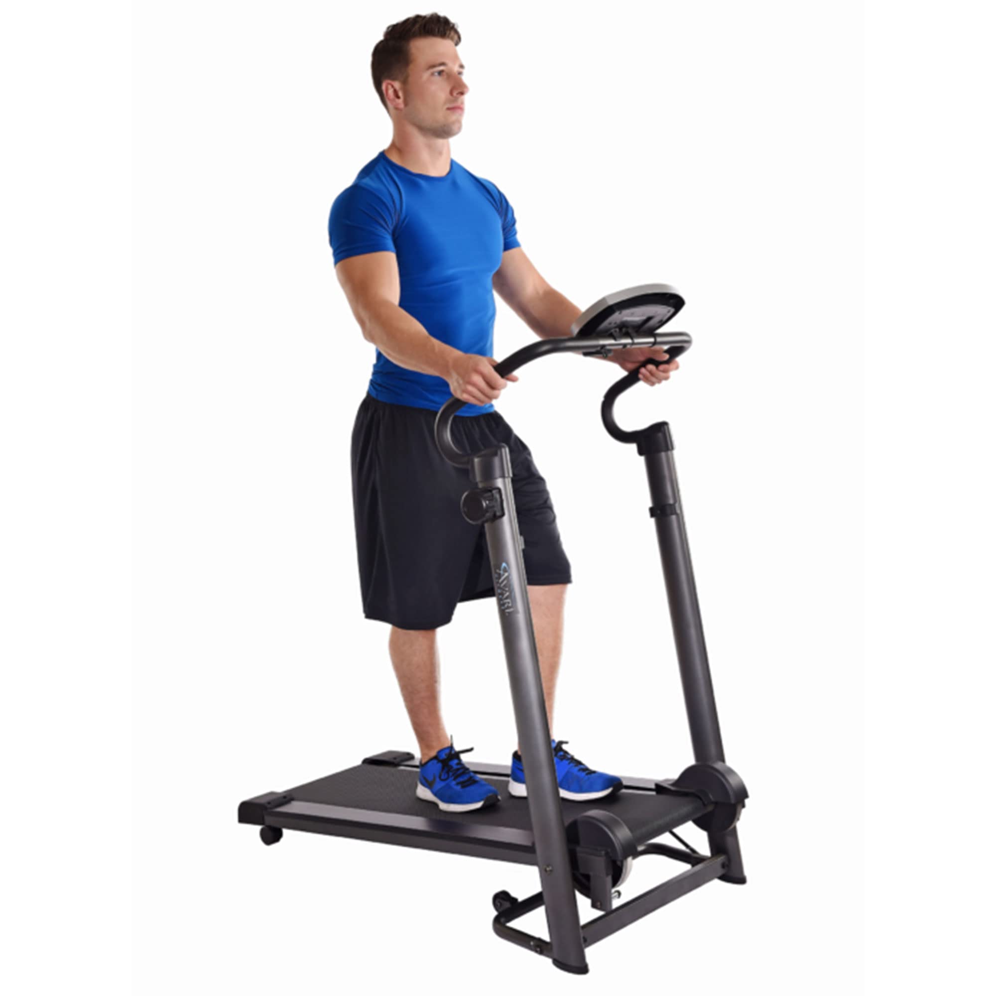 Avari Magnetic Treadmill - Foldable Manual for Home Workout - 250lbs Capacity - Perfect for Small Spaces & Cardio Training