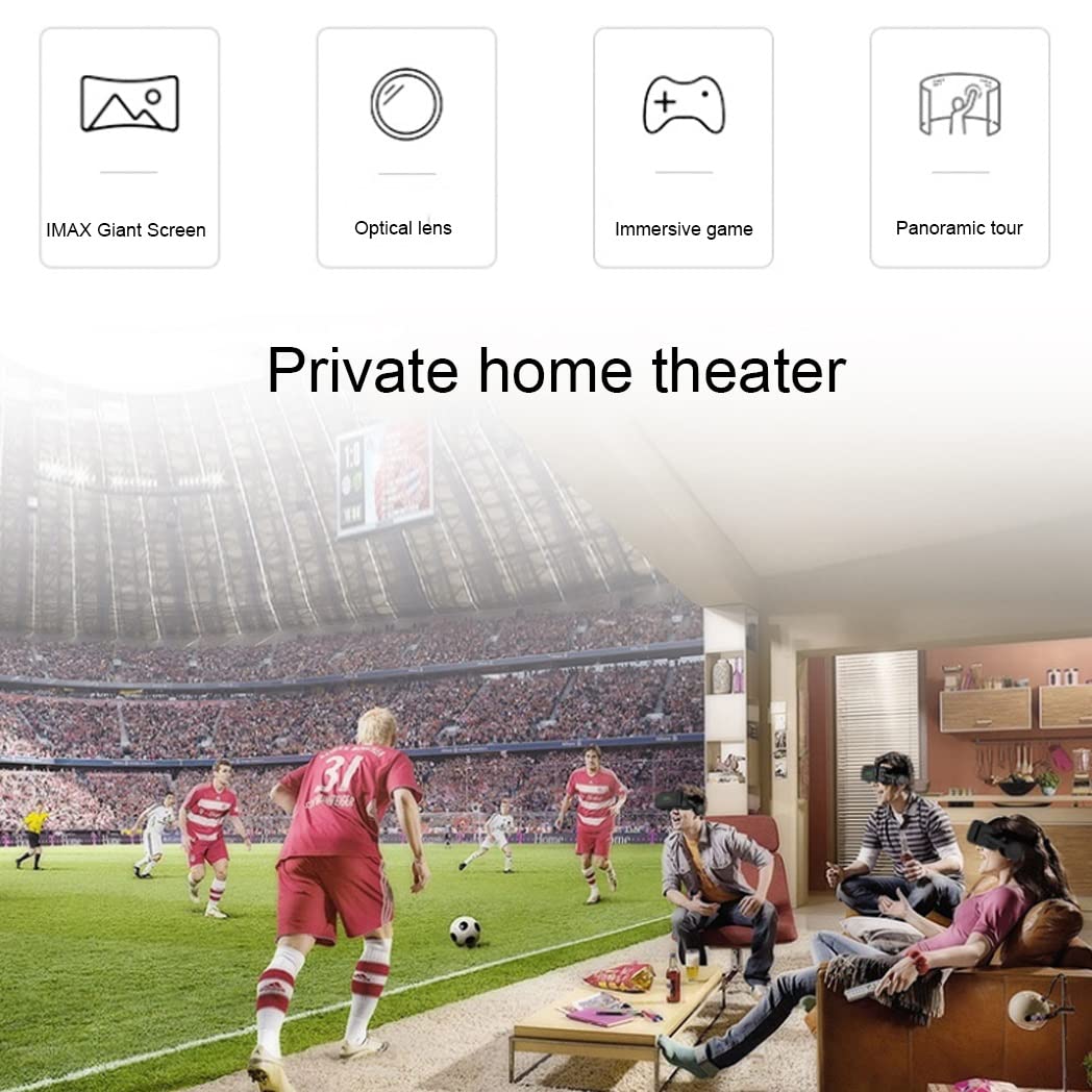 3D VR Headset with Bluetooth Controller - Compatible with iPhone 13 Pro Max/13 Pro/13/12/11, Samsung Galaxy S21, Huawei, Xiaomi Series - Immersive Virtual Reality Experience for Gaming, Movies & Education (Color: D, Size: iOS)