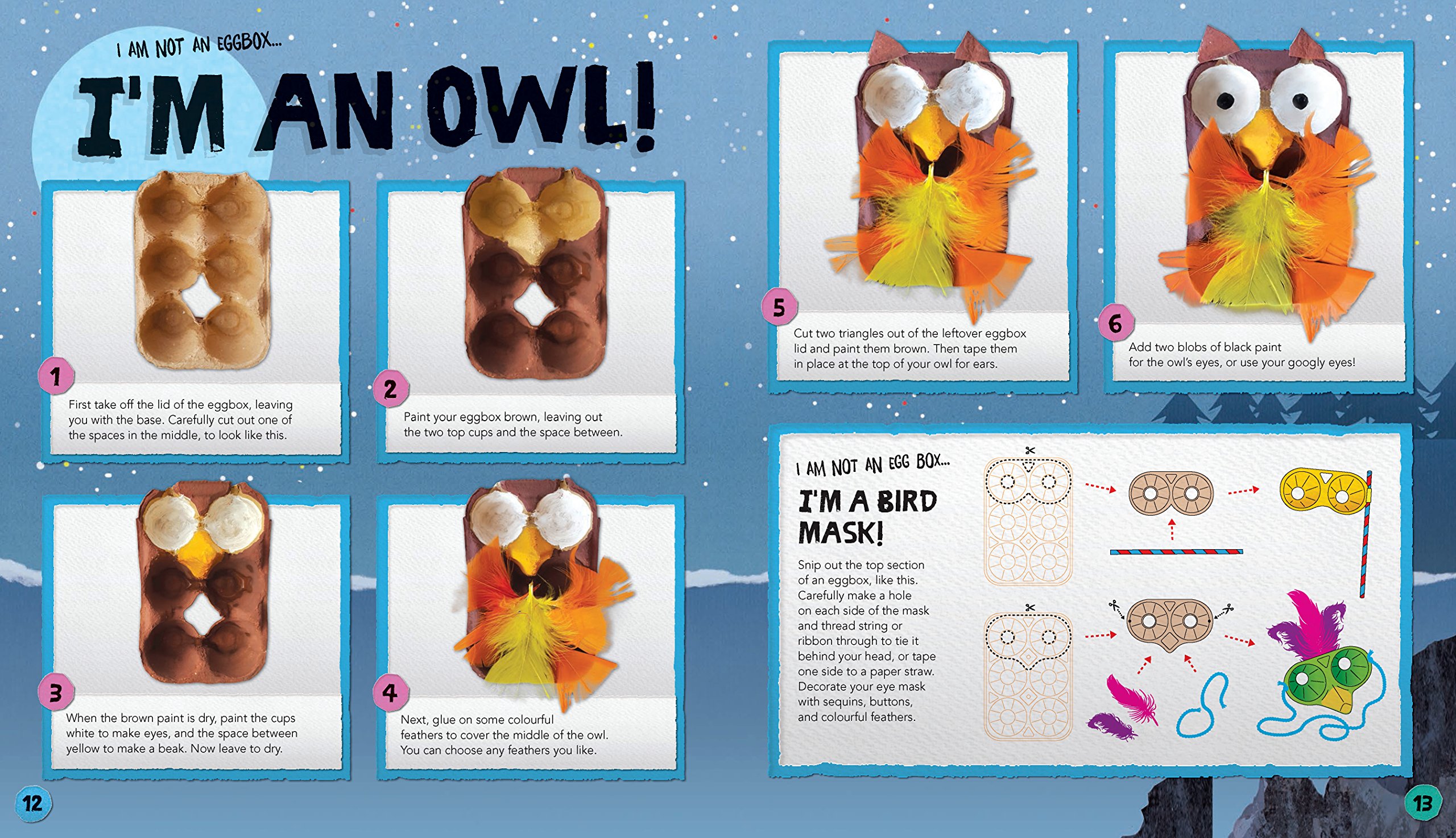 Recycling Project Book: 10 Creative DIY Crafts Using Egg Cartons - Fun Eco-Friendly Activities for Kids & Adults | Home Decor, School Projects, Gift Ideas