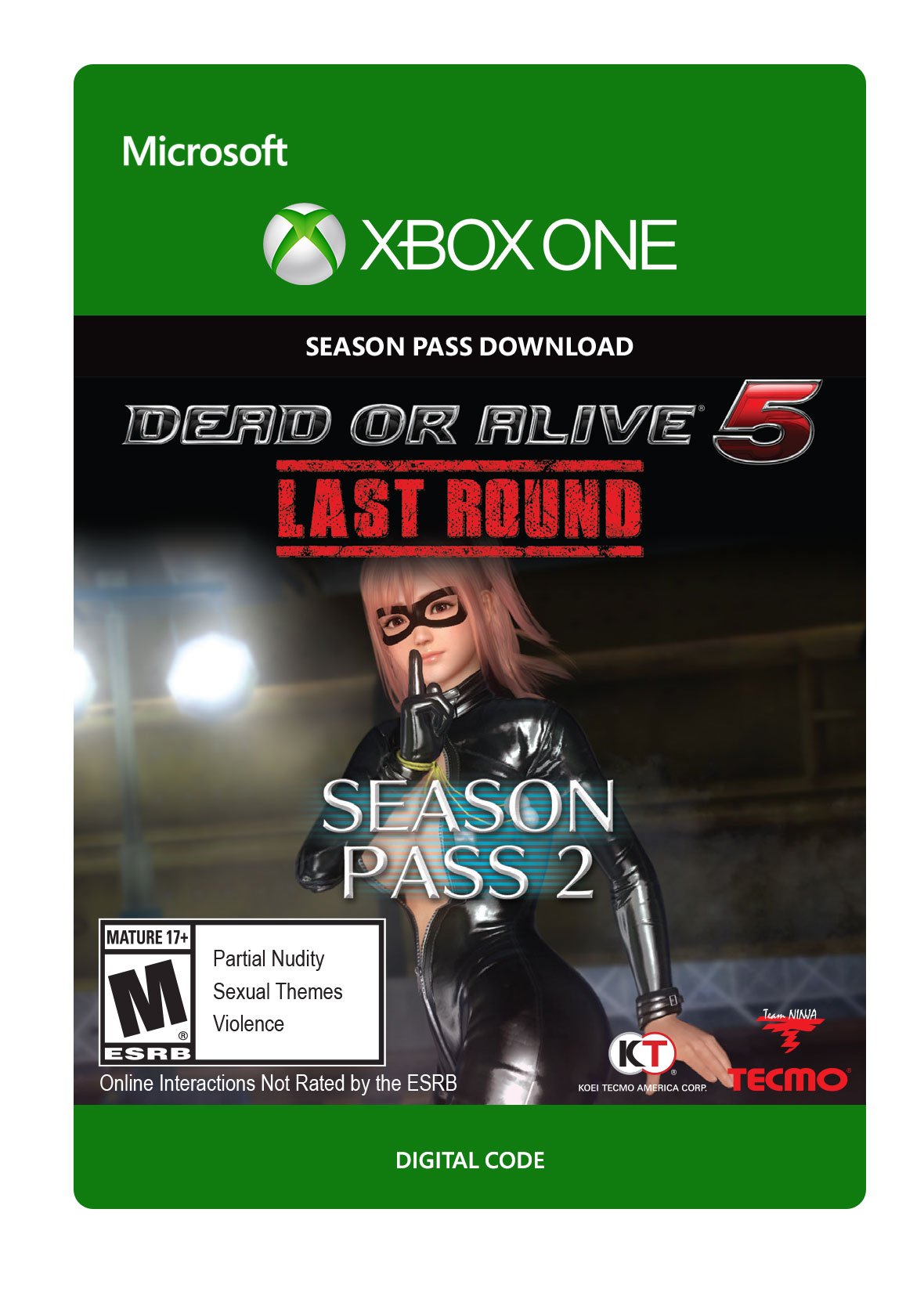 Dead or Alive 5 Last Round New Costume Pass 2 - Xbox One Digital Download Code | Unlock Exclusive Outfits for Fighting Game Characters | Perfect for DOA5 Fans & Competitive Players