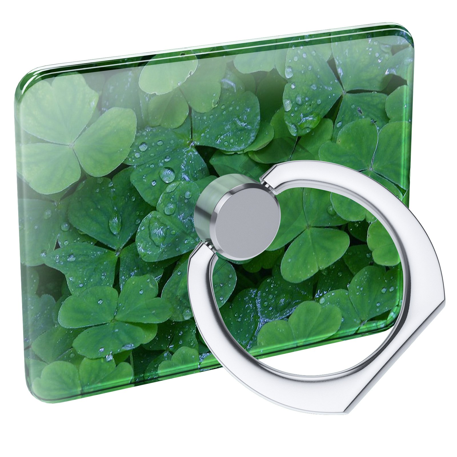 Shamrock Collapsible Phone Ring Holder - Adjustable Grip & Stand for iPhone, Samsung & Smartphones | Perfect for Selfies, Videos & Hands-Free Use