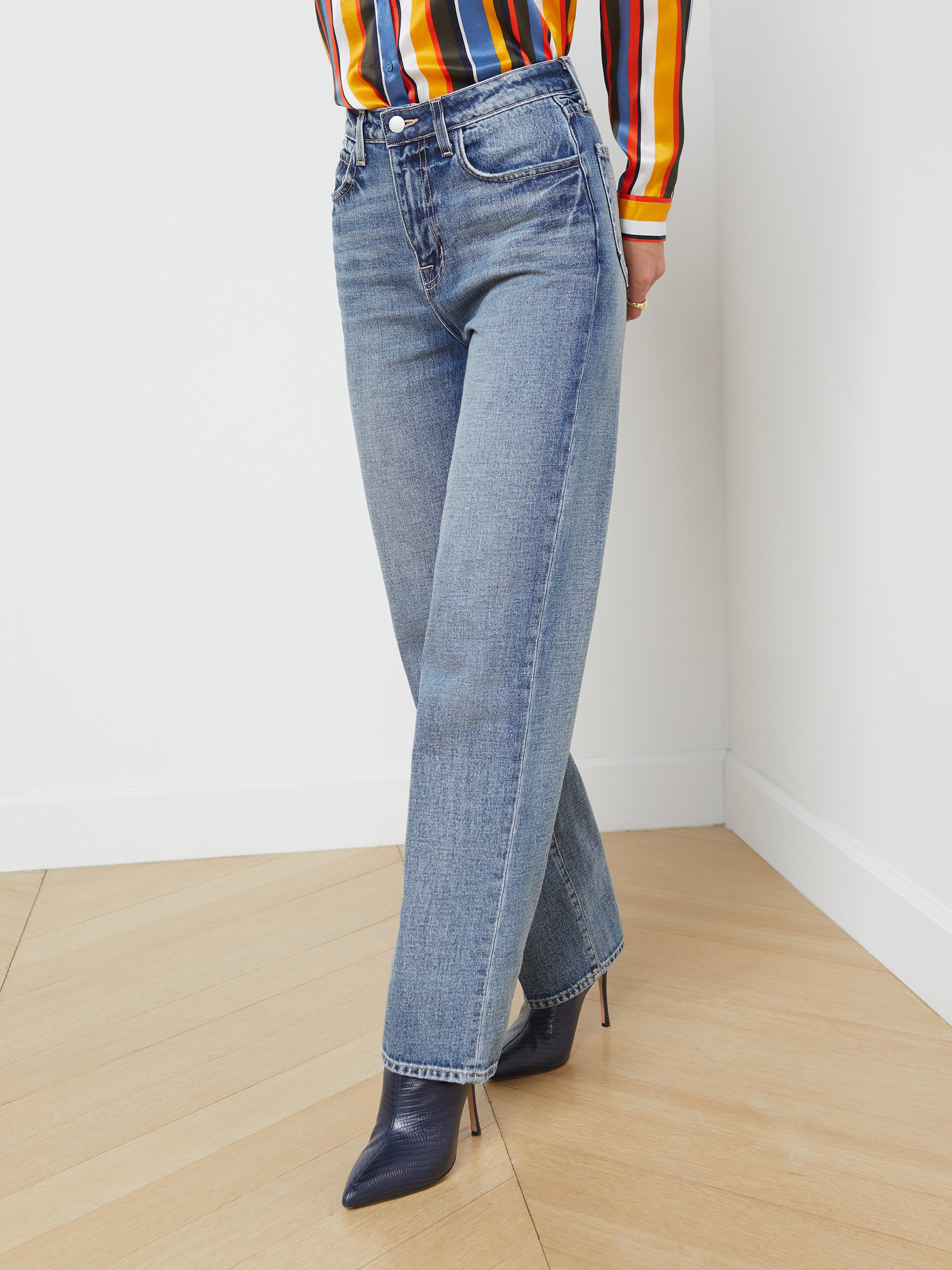 Jones Stovepipe Jean - High Waist Slim Fit Denim Pants for Women | Vintage Style Stretch Jeans for Casual Wear & Night Out