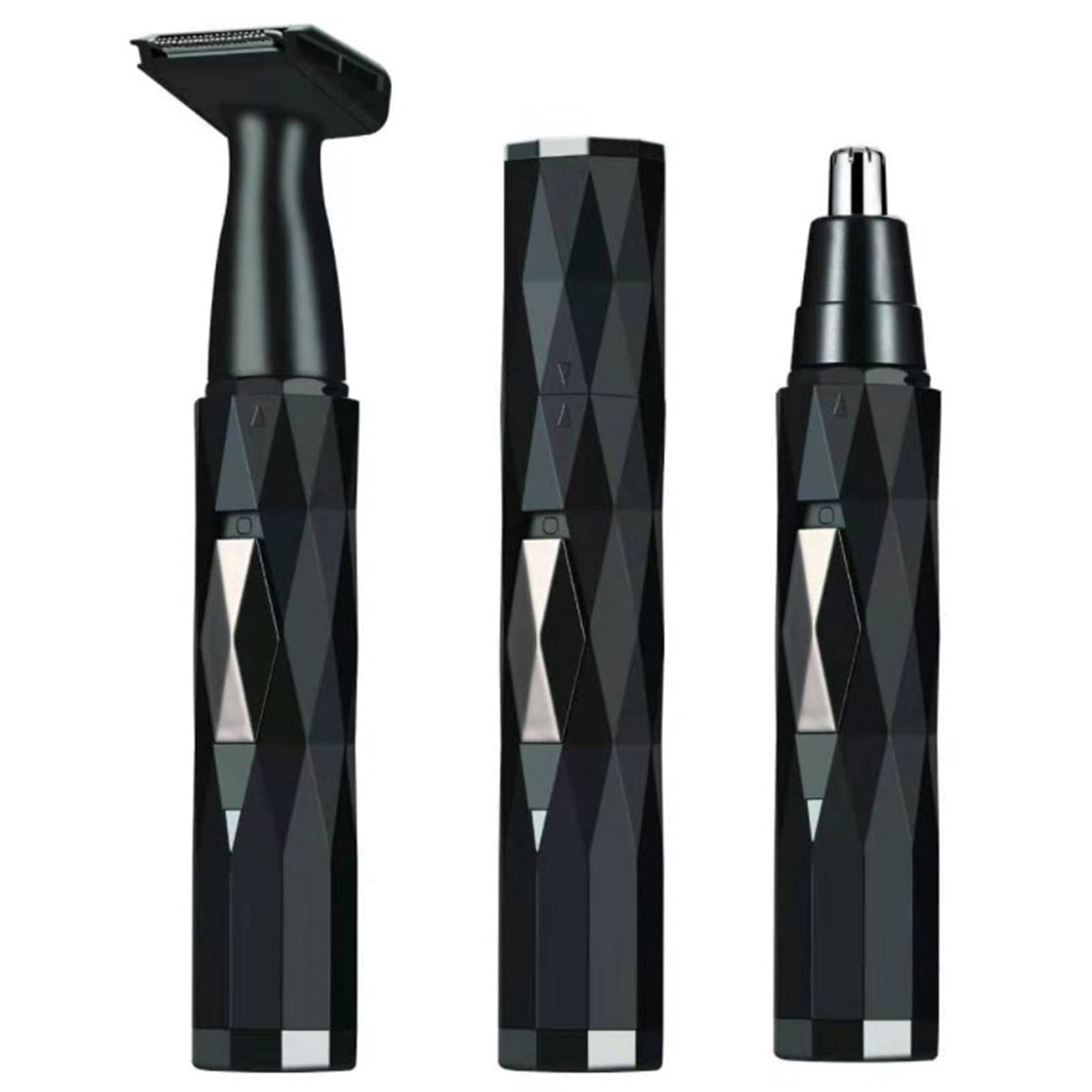 Odekai 2-in-1 USB Rechargeable Nose and Ear Hair Trimmer for Men & Women - Painless Dual-Edge Blades Electric Trimmer & Eyebrow Clipper - Perfect for Travel, Grooming Kits & Personal Care Routines