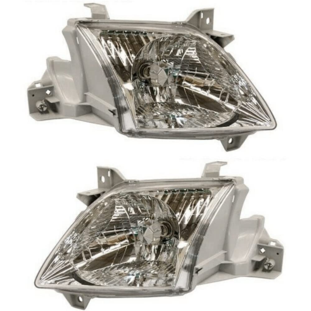 SUNAROUD Halogen Headlight Bulb Set - Left & Right Pair (13451228, LC62510K0B-PFM, MA2518104, MA2519104) - Compatible with Various Car Models - Perfect for Night Driving & Foggy Conditions