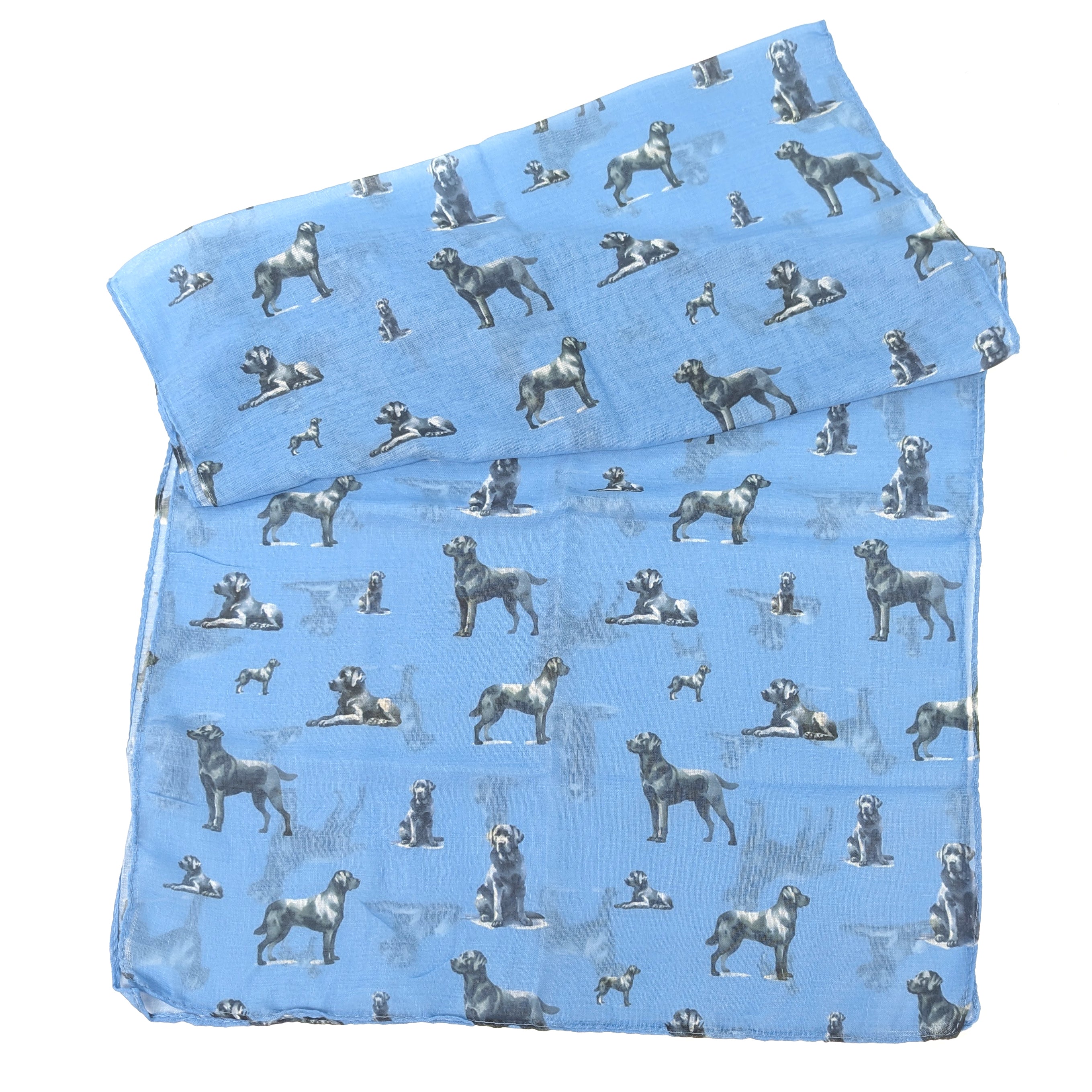 Stylish Denim Dog Scarf (50x180cm) - Fashionable Pet Accessory for Small & Medium Dogs - Perfect for Outdoor Walks & Photo Shoots