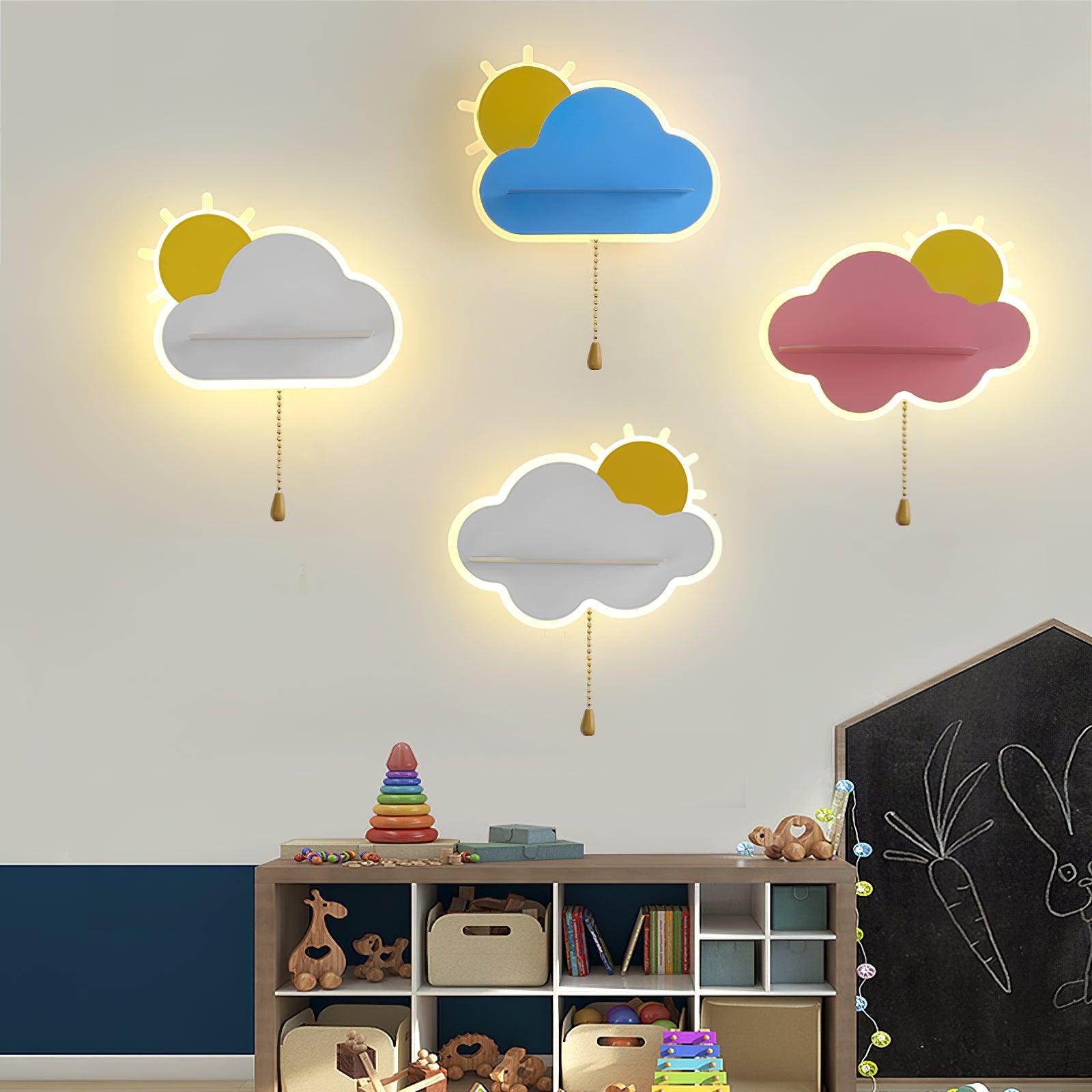 Dreamy Cloud Wall Lamp - Soft Glow LED Night Light for Kids Room, Nursery, Bedroom - Perfect for Relaxation & Sleep Aid
