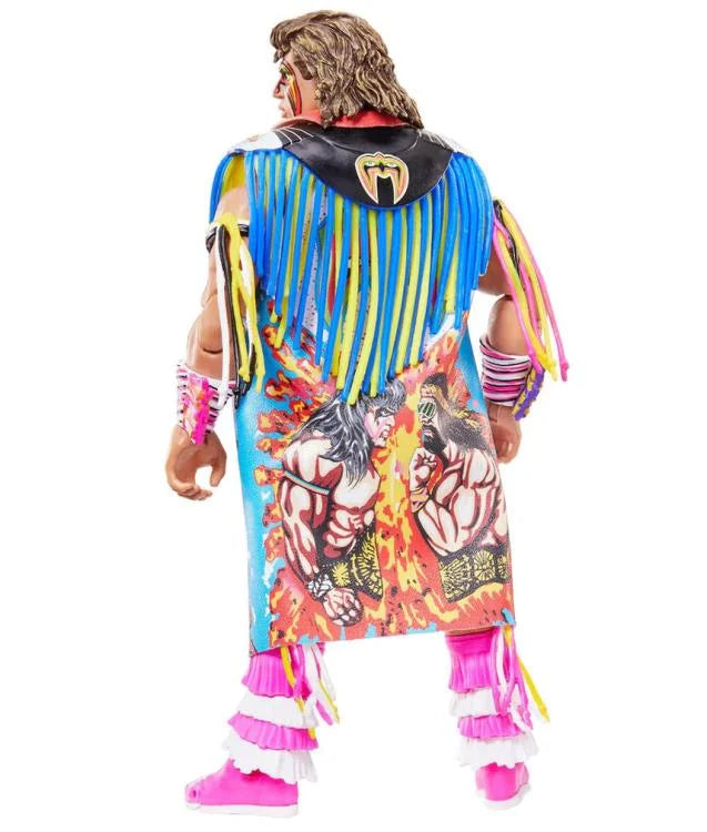 WWE Ultimate Edition 15 Ultimate Warrior Action Figure - Wrestlemania 7 Version - Collectible Wrestling Toy for Fans & Display - Perfect for WWE Memorabilia Collections & Themed Decor