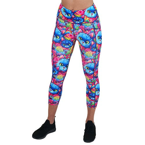 Purrfection High Waist Yoga Leggings for Women - Comfortable & Stretchy Workout Pants - Perfect for Yoga, Gym, Running & Lounge Wear