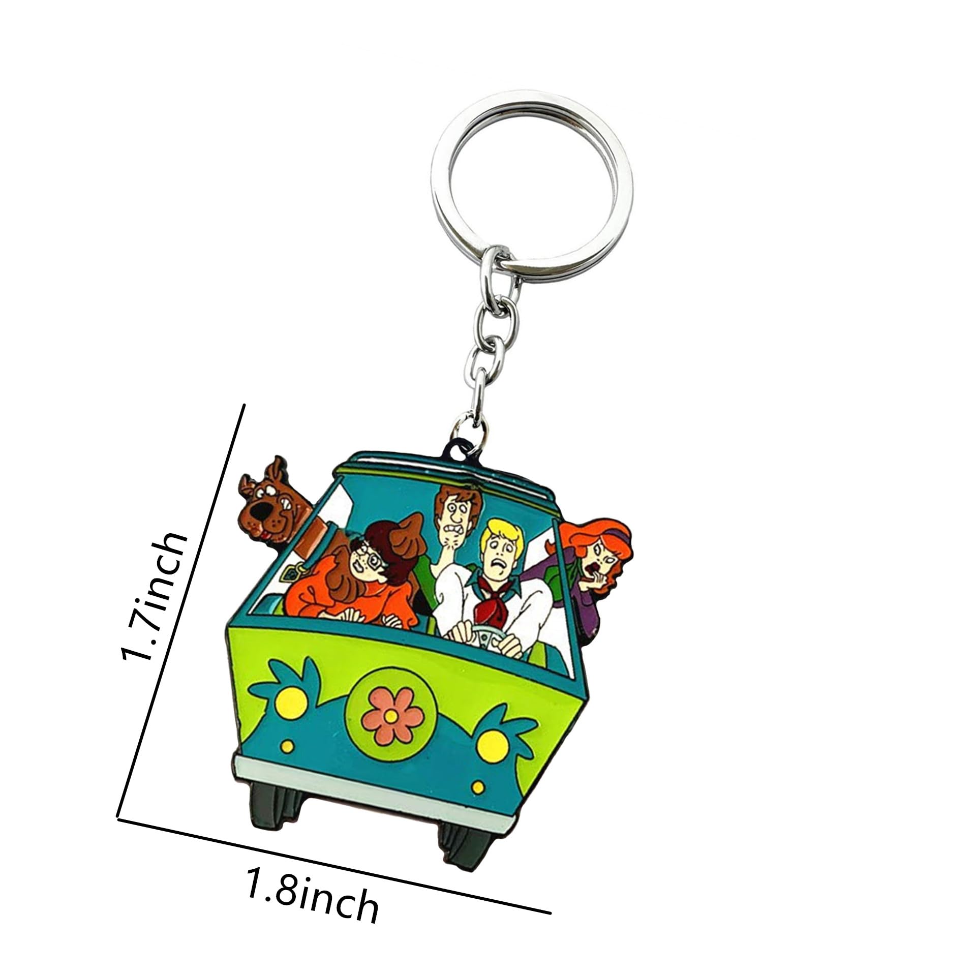 Anime Keychains - Cute Cartoon Character Keyrings for Fans - Perfect Gift for Anime Lovers, Cosplay Accessories & Backpack Decor