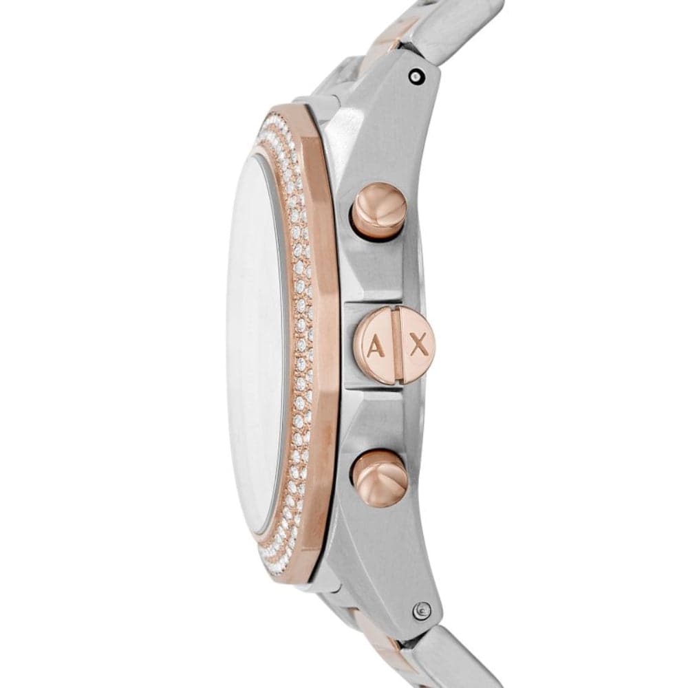 ARMANI EXCHANGE AX5653 Women's Stainless Steel Fashion Watch with Date Window - Perfect for Business, Casual Wear & Gift Giving