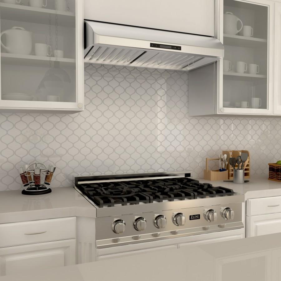 ZLINE 621 Stainless Steel Ducted Under Cabinet Range Hood - Powerful 900 CFM Ventilation for Kitchen, Smoke & Odor Removal - Perfect for Home Cooking & Grilling
