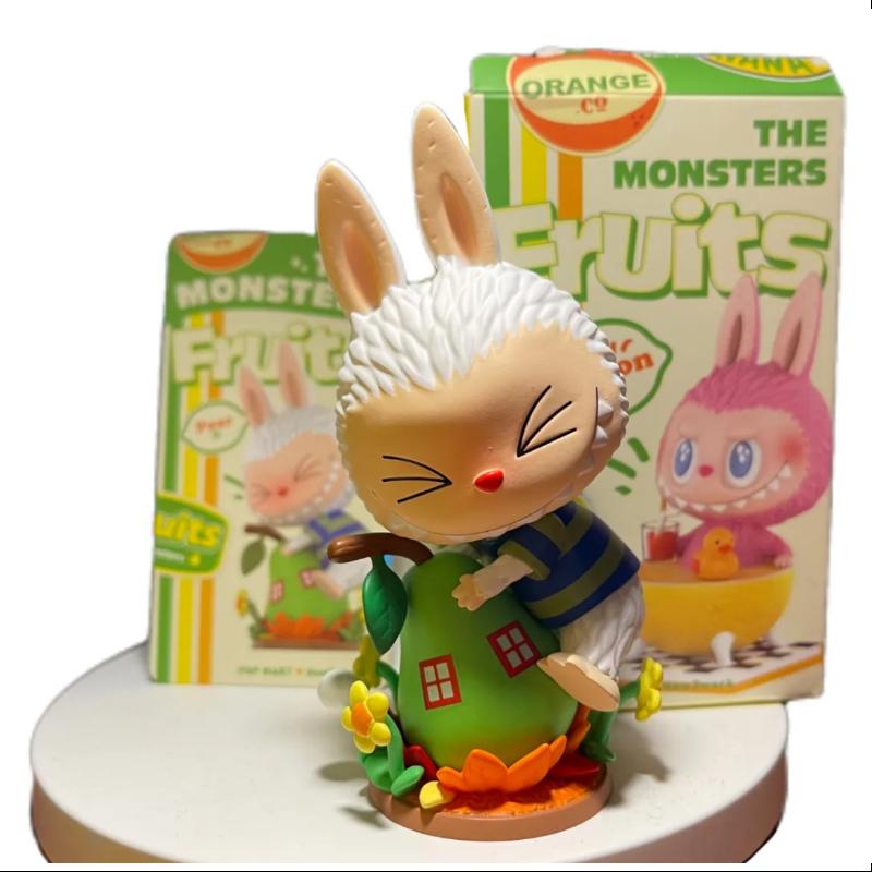 Labubu The Monsters Fruits Series Pear Collectible Figure - Cute Vinyl Art Toy for Display, Gift & Anime Decor | Perfect for Shelf Decorations, Kawaii Collections & Pop Culture Enthusiasts