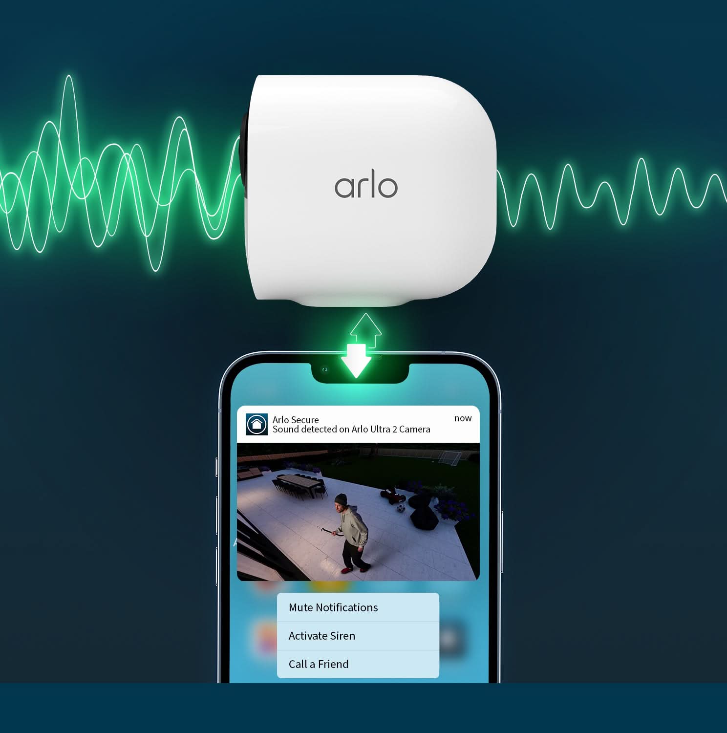 Arlo Ultra 2 Outdoor Security Camera 4-Pack (Black) - Weatherproof Wireless HD Video Surveillance for Home & Business Security