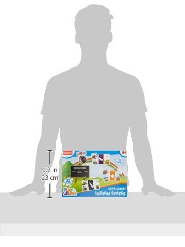 Funskool Play & Learn Indian States Puzzle - 32 Piece Educational Toy for Kids Ages 6+ | Geography Learning Game for Classroom & Homeschool Activities