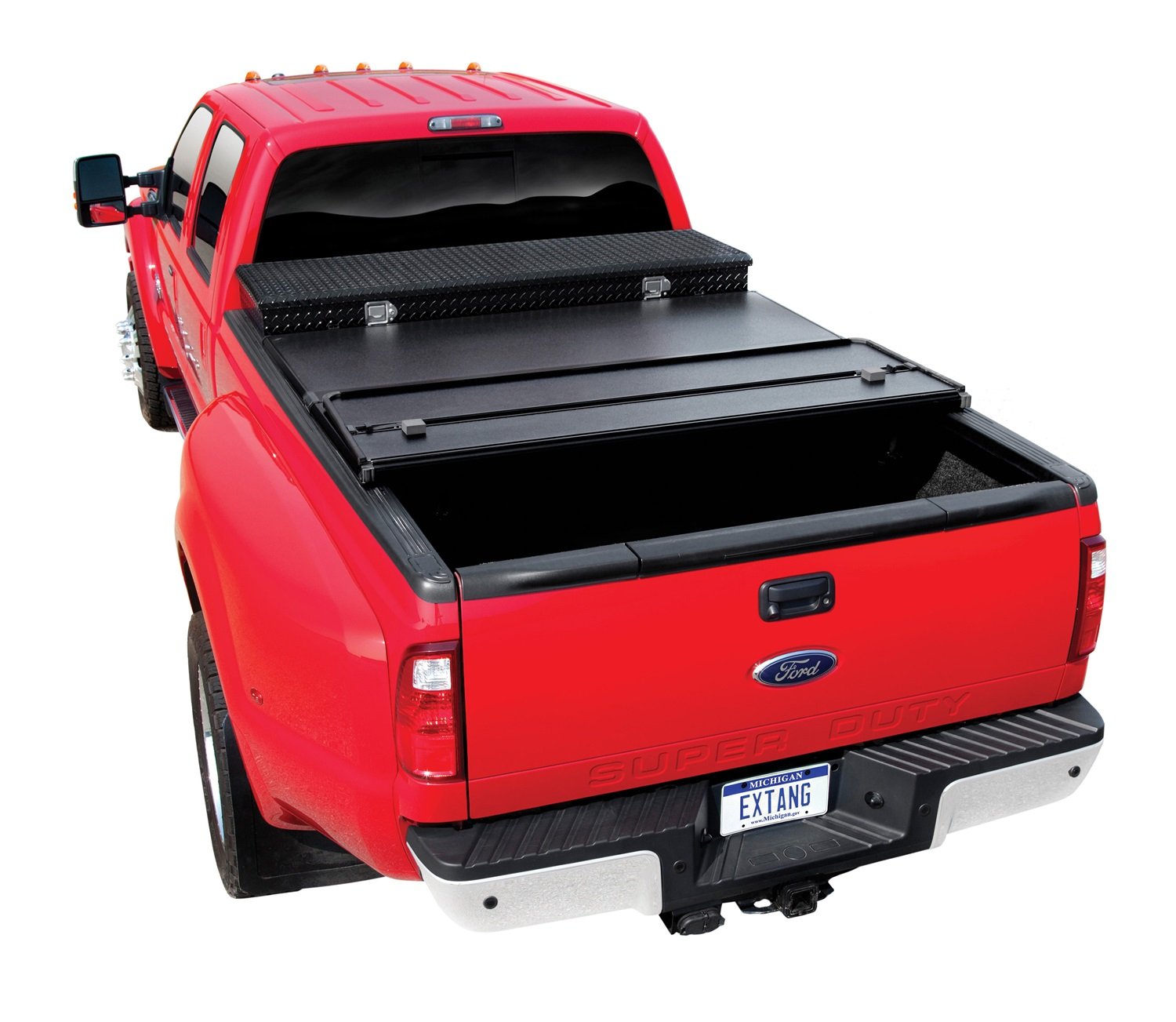 Extang 57945 Solid Fold Truck Tool Box - Heavy Duty Lockable Storage for Pickup Trucks | Perfect for Construction, Camping & Outdoor Work Gear Organization