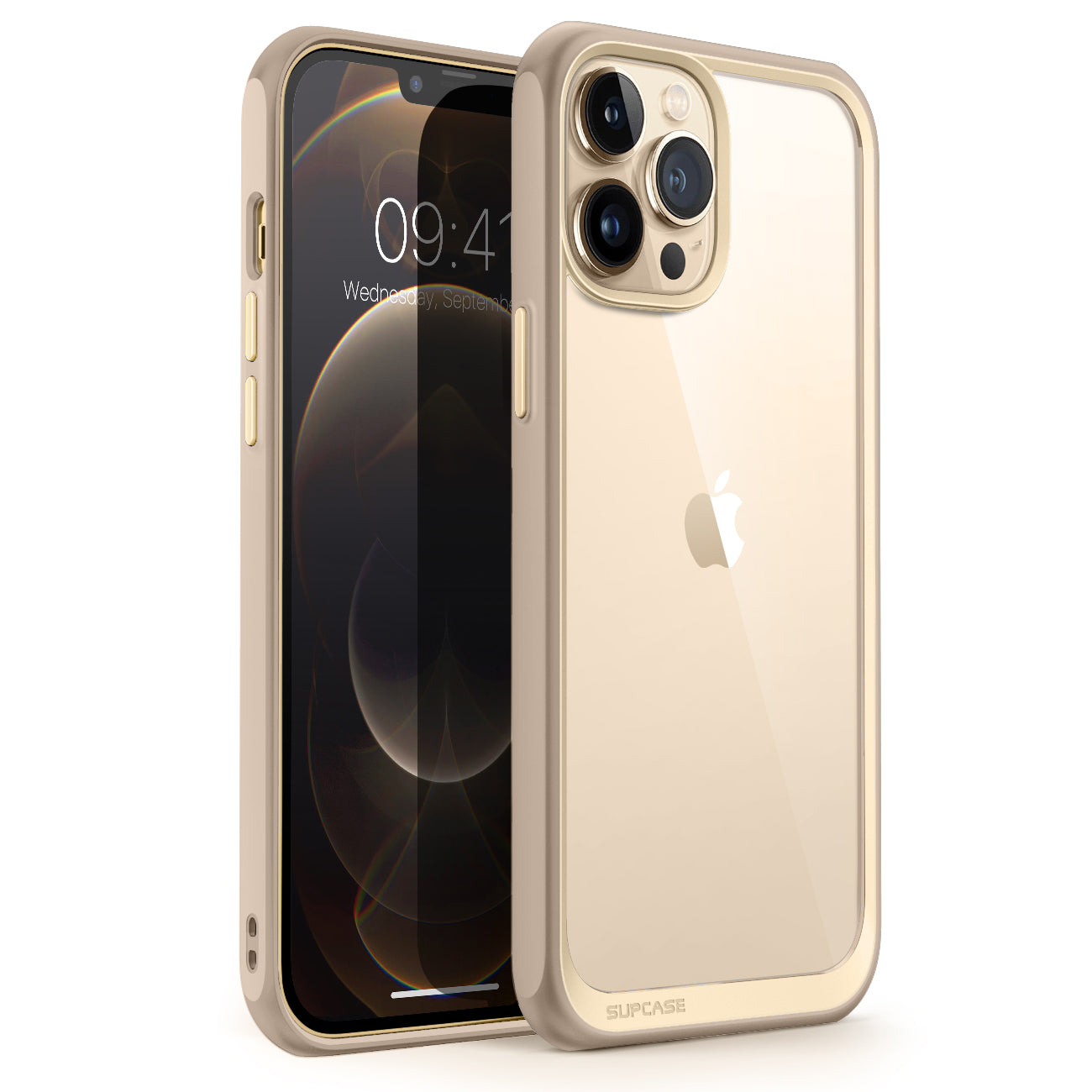 iPhone 13 Pro Max Case 6.7 Inch - Slim Clear Protective Cover with Shockproof Design | Unicorn Beetle Style in Tan | Perfect for Everyday Use, Travel & Outdoor Activities