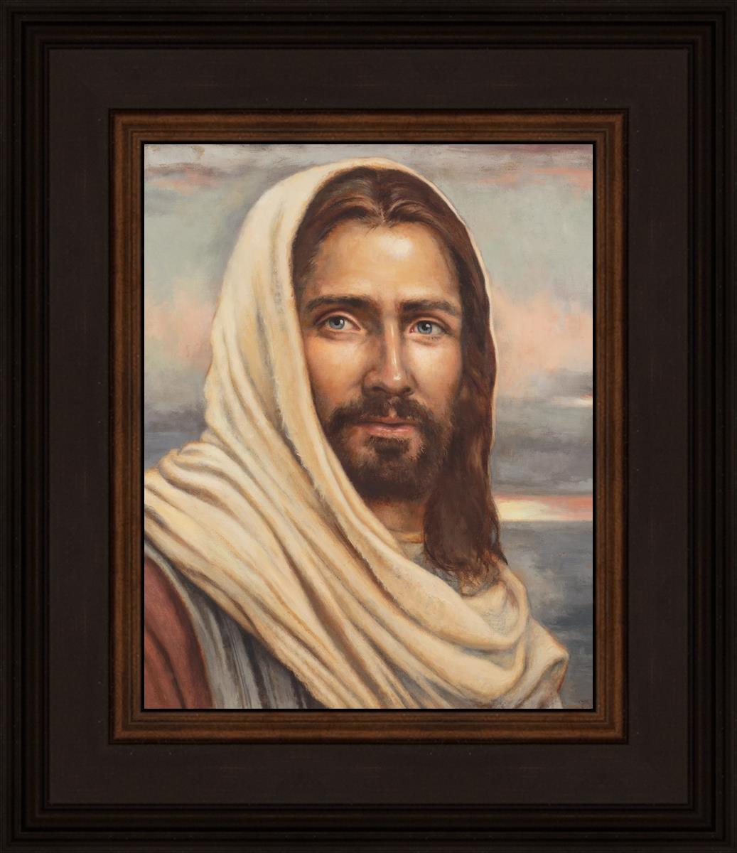 Blessed Savior by Sandy Freckleton Gagon - Inspirational Christian Art Print for Home Decor & Church Wall Decor - Perfect for Living Room, Bedroom & Prayer Space
