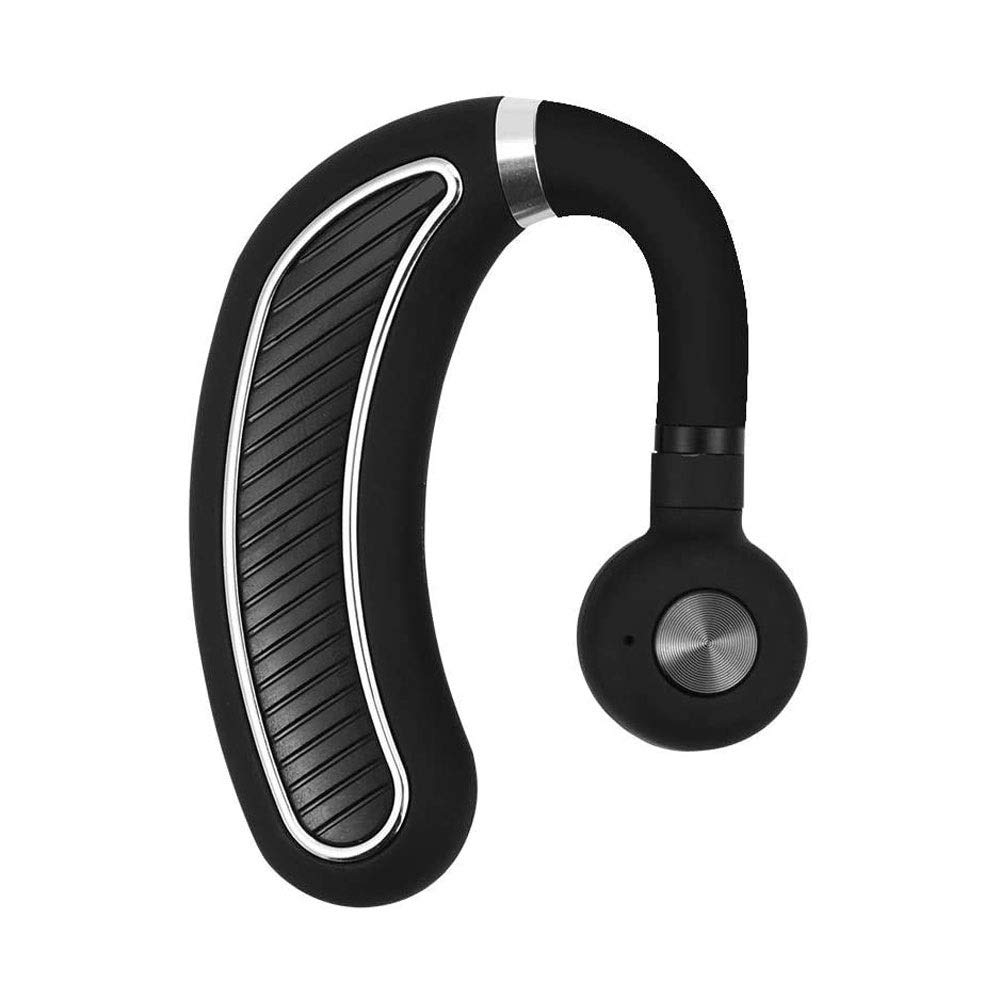 YOUOOK Bluetooth Headset - Wireless Single Earhook Earpiece with HD Mic & Noise Cancellation, Hands-Free Headset for Driving, Business, Office | Perfect for Calls, Online Meetings & Multitasking