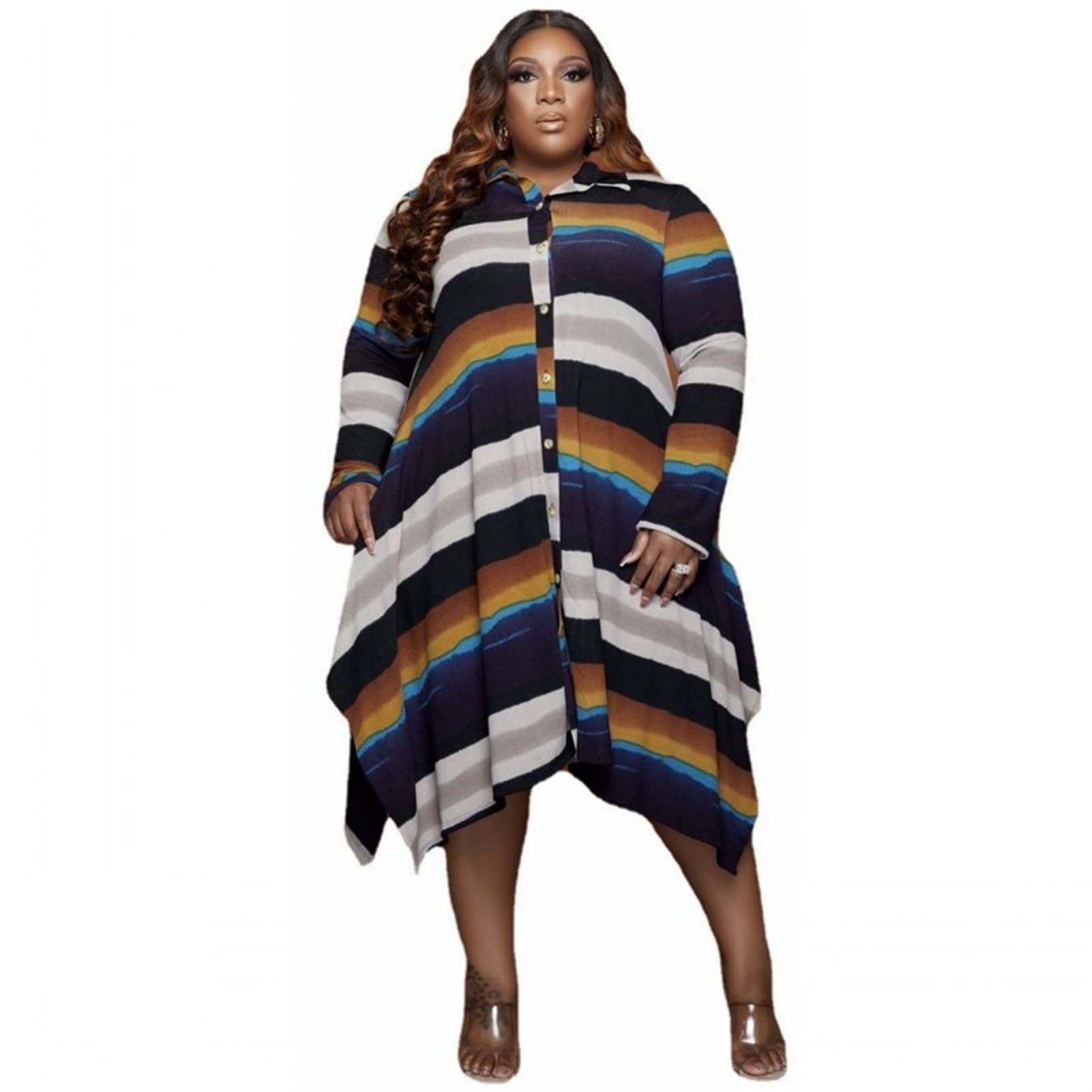 African Wax Print Midi Dress for Women - Traditional Ankara Boho Kaftan Robe for Wedding, Party & Special Occasions | Elegant & Comfortable Summer Outfit