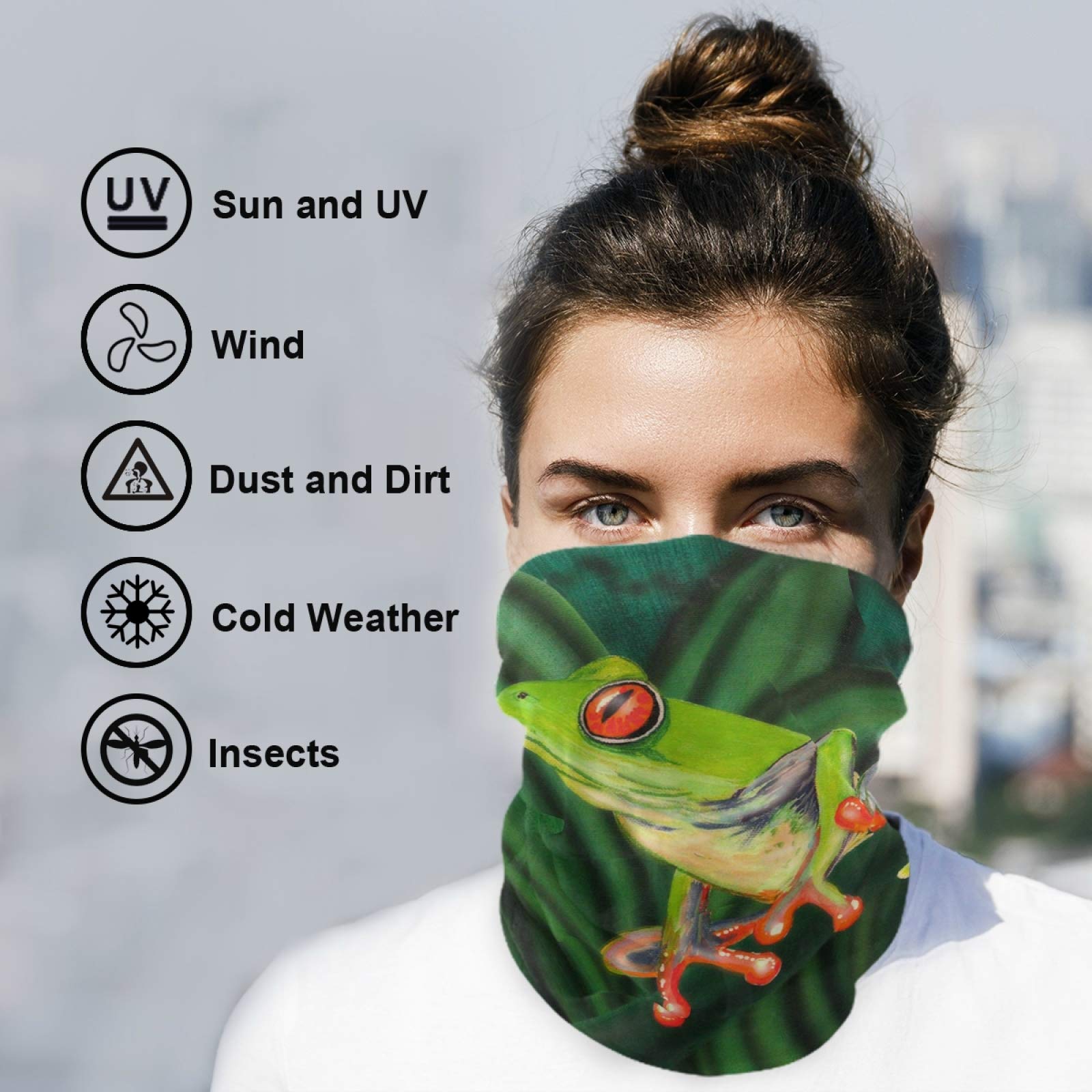 Visesunny Multifunctional Balaclava - Windproof & UV Protection Face Mask for Skiing, Cycling, Hiking & Outdoor Sports - Breathable Headwear Scarf & Bandana for Men & Women