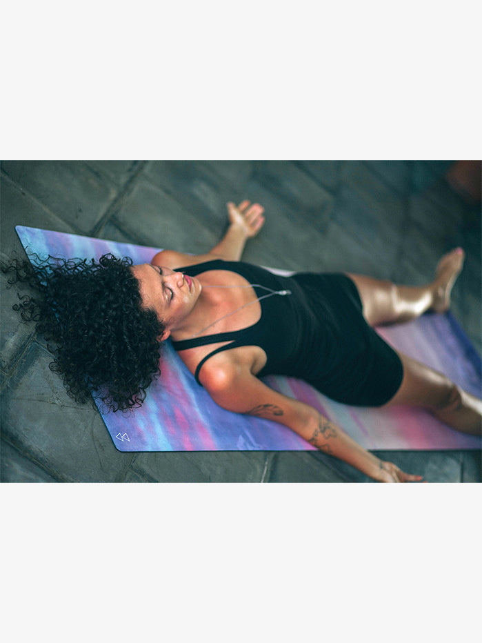 Yoga Design Lab Travel Mat 1.5mm - Ultra-Thin Non-Slip Yoga Mat for Travel & Home Practice - Perfect for Yoga, Pilates, Meditation & Fitness