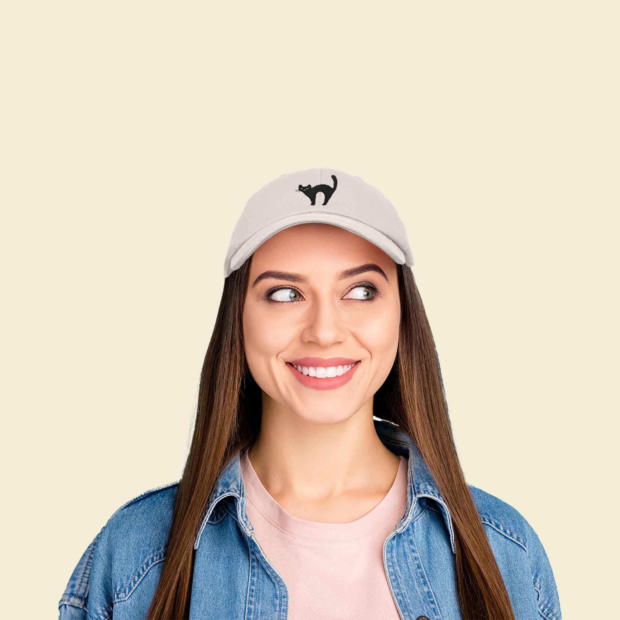 Stylish DALIX Black Cat Baseball Cap for Women - Perfect Halloween Costume Accessory & Casual Fashion Hat for Parties, Cosplay, and Everyday Wear