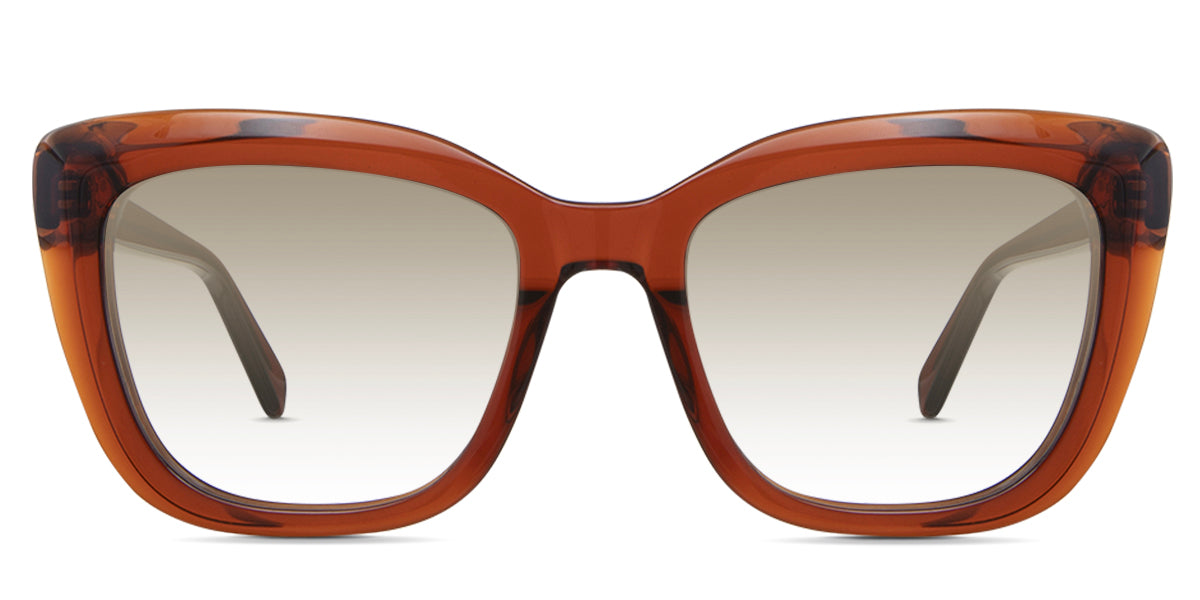 LESA Women's Prescription Tinted Glasses - Stylish & UV Protection for Reading, Driving & Outdoor Activities