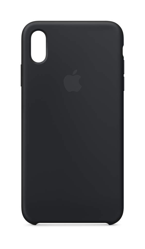 Apple iPhone Xs Max Silicone Case - Shockproof & Anti-Scratch Protective Cover for iPhone Xs Max (Black) | Perfect for Daily Use, Travel & Outdoor Activities