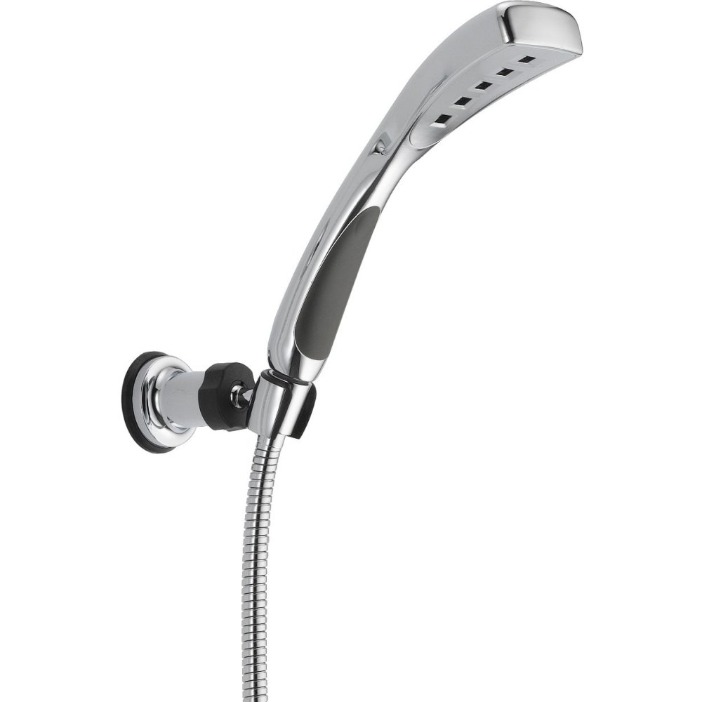 Delta Faucet 55411 Wall-Mount Hand Shower Chrome Finish - Bathroom Shower Head with Adjustable Spray, Easy Installation for Bath, Spa & Relaxation