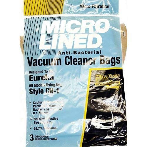 DVC Eureka GE Premier CN-1 Micro Allergen Vacuum Cleaner Bags (54-Pack) | Made in USA | HEPA Filtration for Dust Mites & Pet Dander | Ideal for Allergy Sufferers & Pet Owners