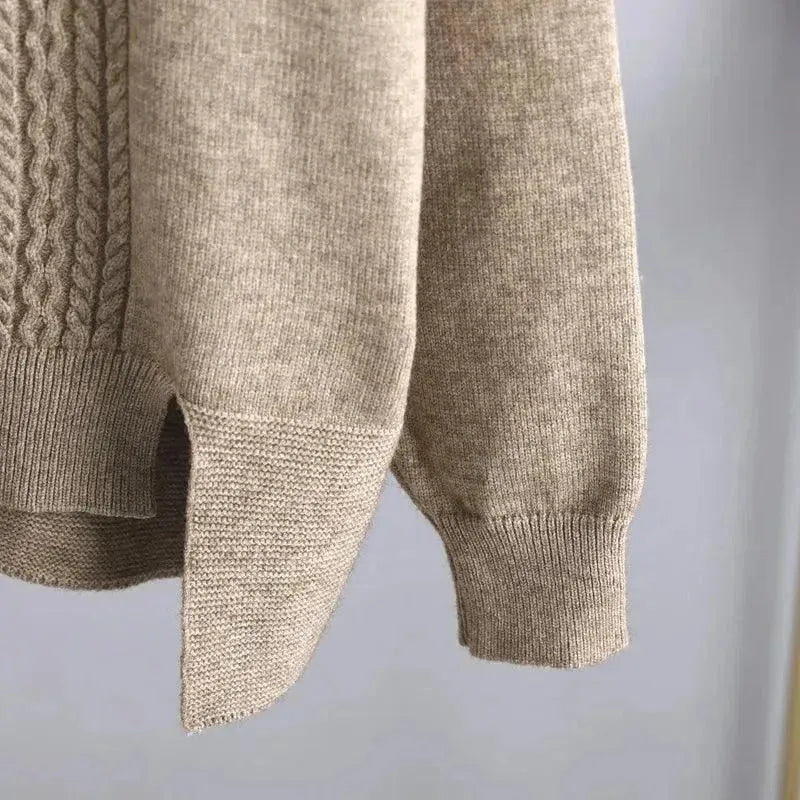 Stylish Women's Casual Wool 3-Piece Outfit Set - Comfortable Winter Knitwear for Office, Dating & Daily Wear
