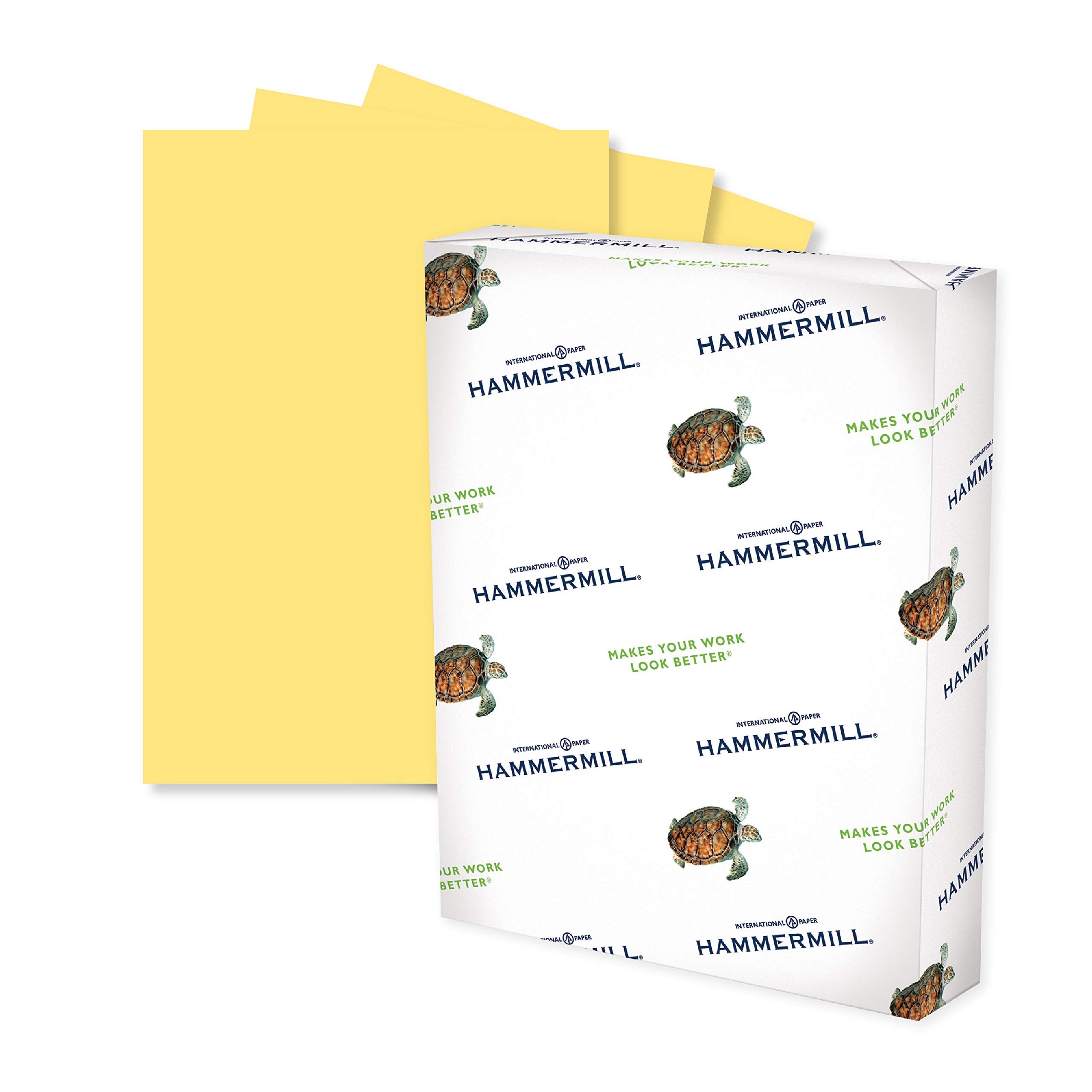Hammermill 20 lb Buff Colored Printer Paper, 8.5 x 11 Inches, 500 Sheets/Ream - Pastel Paper for Office, School & Crafting - Made in USA (103325R)