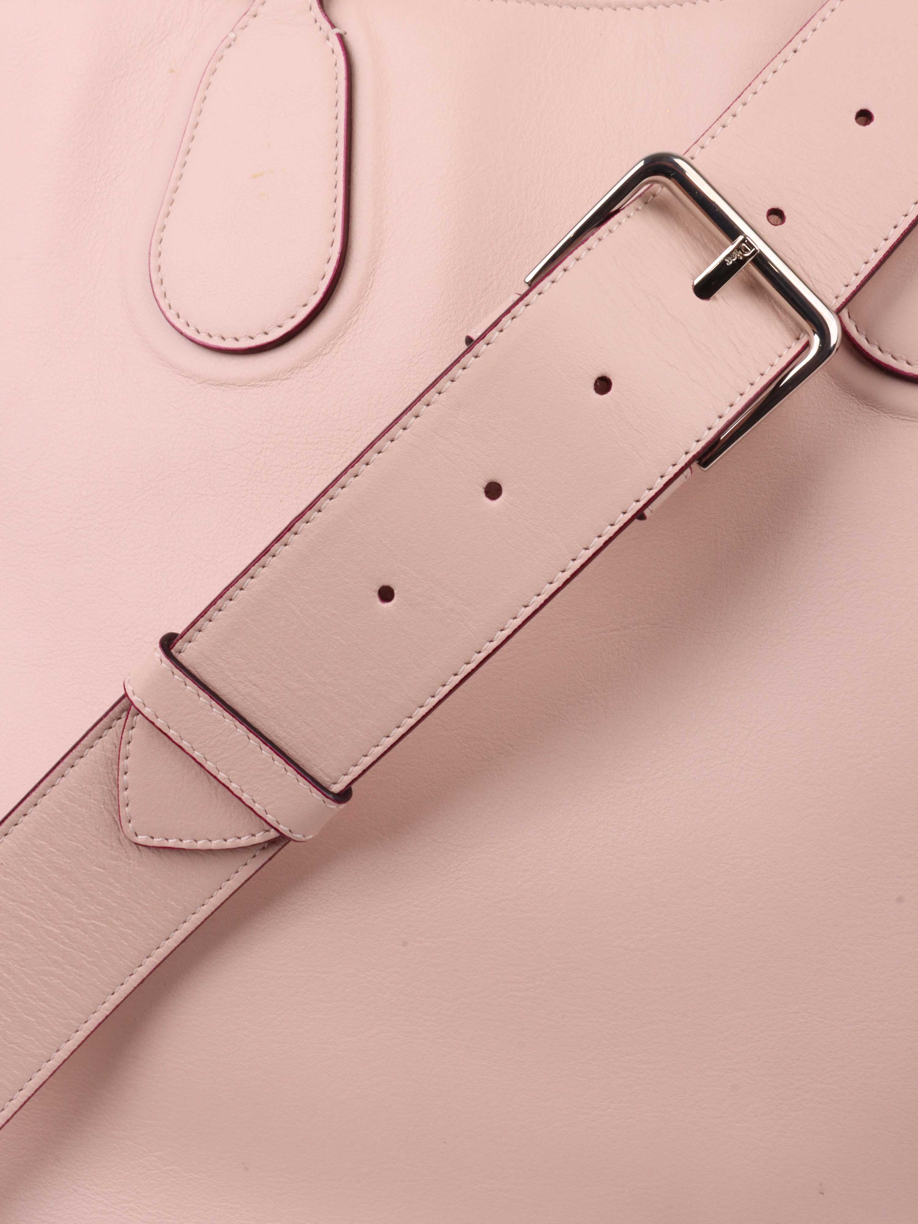 Dior Pink Leather Diaper Tote Bag - Stylish & Spacious Designer Baby Bag for Moms, Perfect for Travel, Shopping & Everyday Use