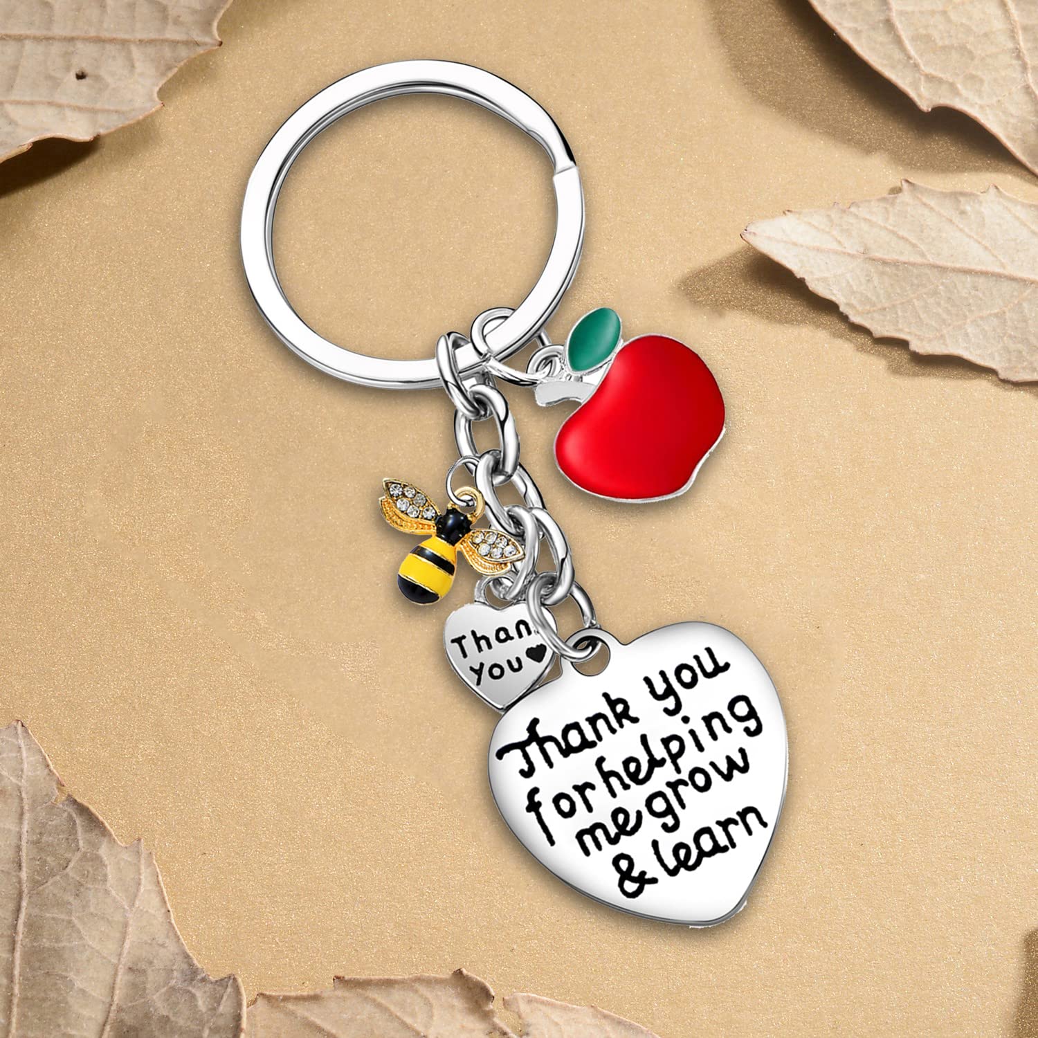 Teacher Appreciation Keychain - Thank You Gift for Educators & Teaching Assistants - Perfect for Nursery Teachers & Classroom Gifts