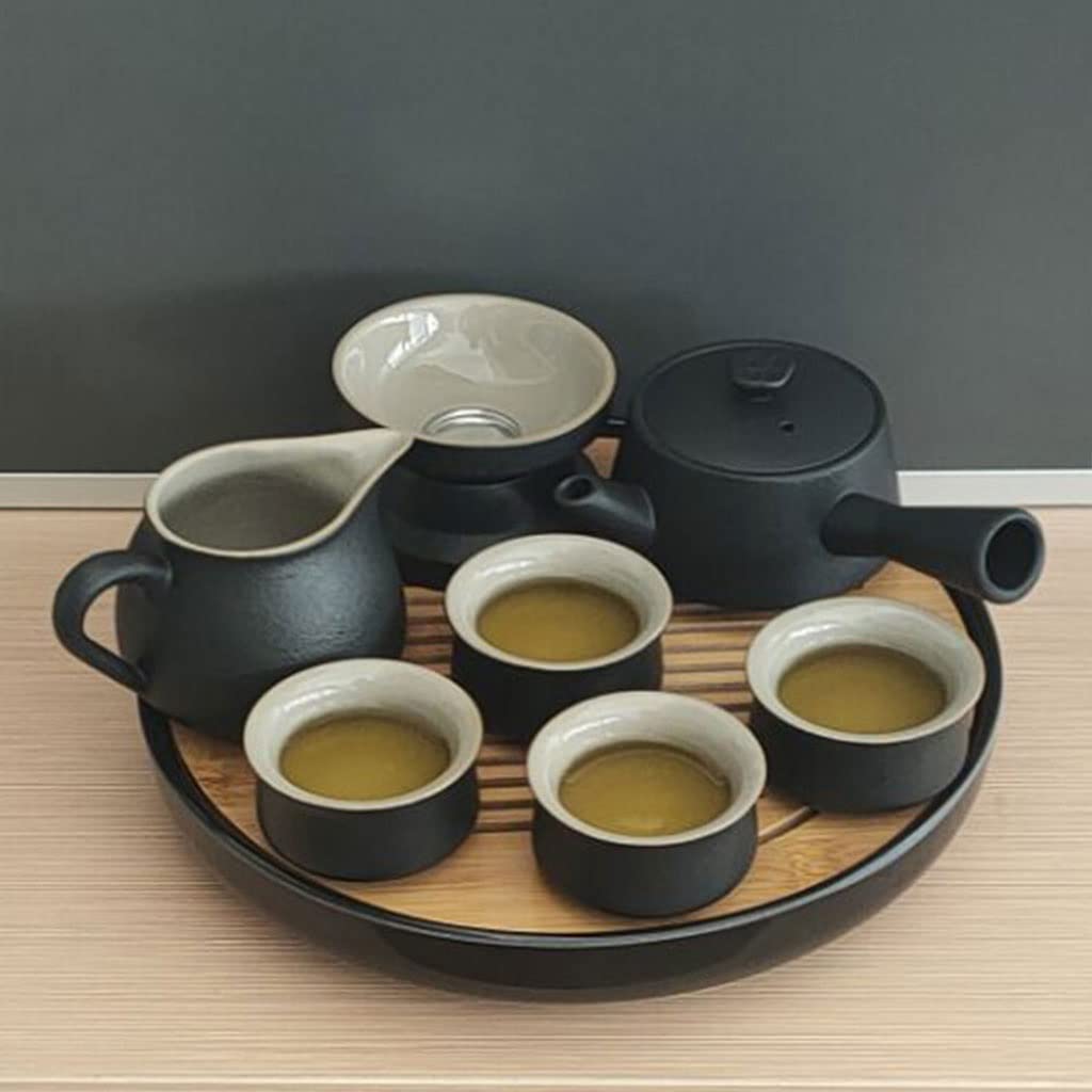 Premium Bamboo Chinese Gongfu Tea Tray with Water Storage - Traditional Kung Fu Tea Serving Tray Box for Tea Ceremony | Perfect Gift for Tea Lovers & Home Decor (Color: C) | Ideal for Chinese Tea Culture Enthusiasts, Zen Meditation Spaces & Asian-Themed Home Decor