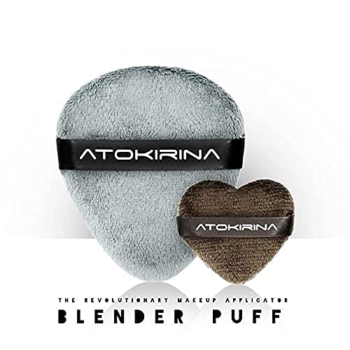 ATOKIRINA Blender Puff 2.0 - Professional Latex-Free Makeup Sponge for Flawless Foundation & Primer Application | Ultra Soft Beauty Blender with Seamless Edges | Perfect for Everyday Makeup, Contouring & Airbrush Finish
