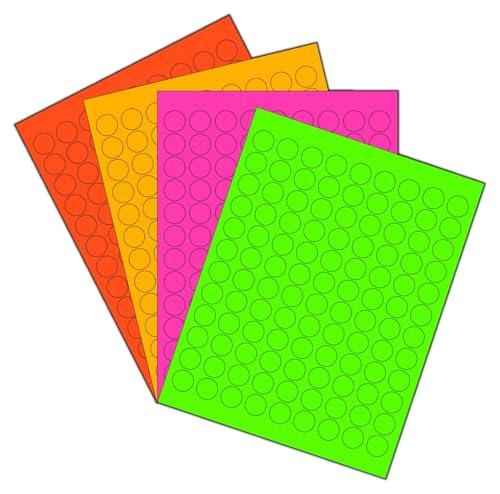 4 Assorted Fluoreescent Colors