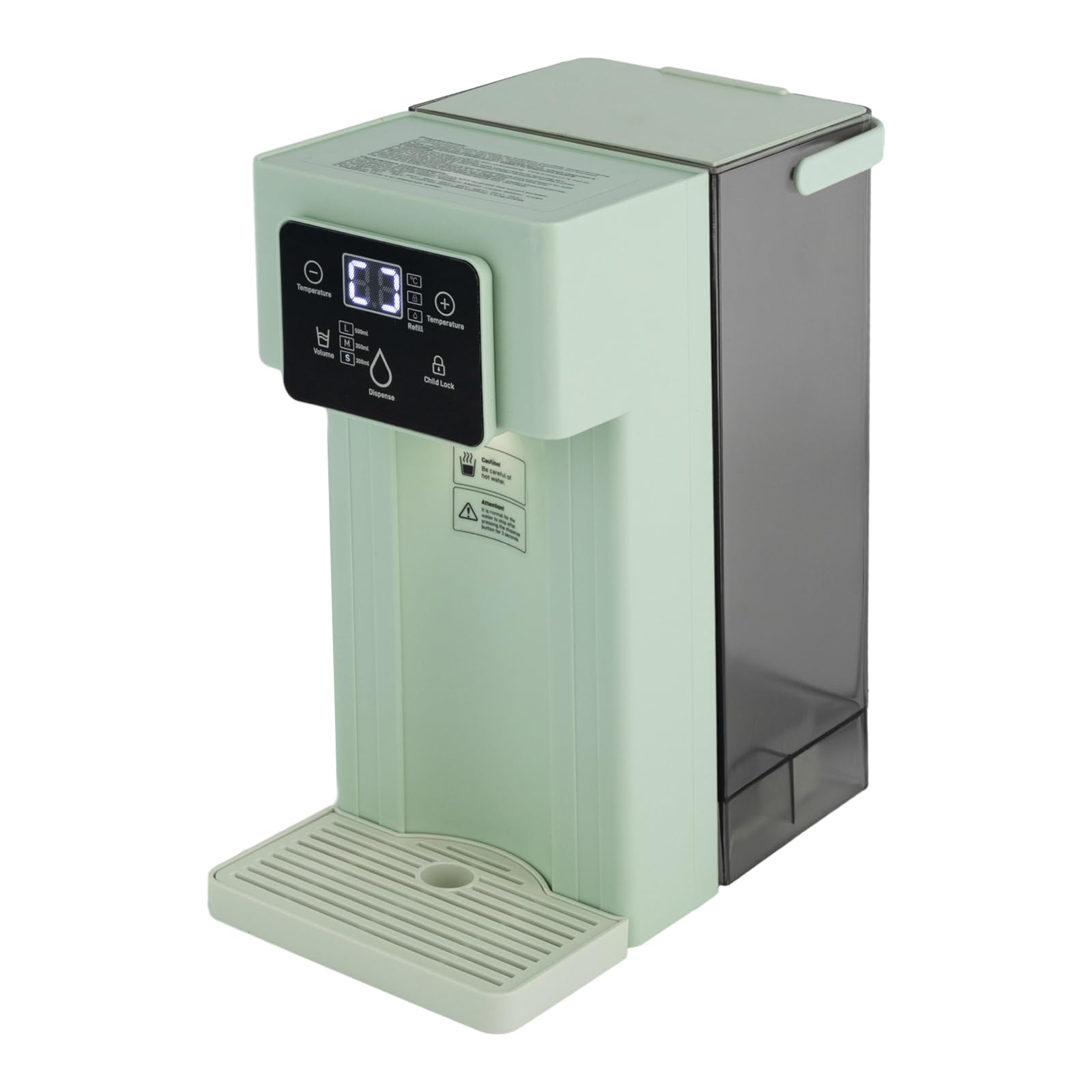 3L Instant Hot Water Dispenser with Adjustable Temperature & Smart Touch Screen - Fast Boiling Electric Kettle for Office, Tea, Coffee & Cooking (3 Quantitative Water Output)