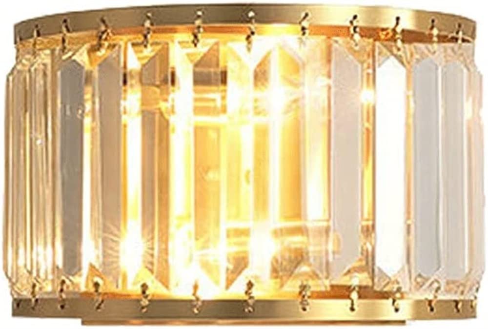 Crystal Wall Sconce LED Light - Modern Decorative Wall Lamp for Bedroom, Hallway & Living Room | Energy-Efficient Reading Light for Homes, Hotels & Villas | Perfect for Ambient & Task Lighting