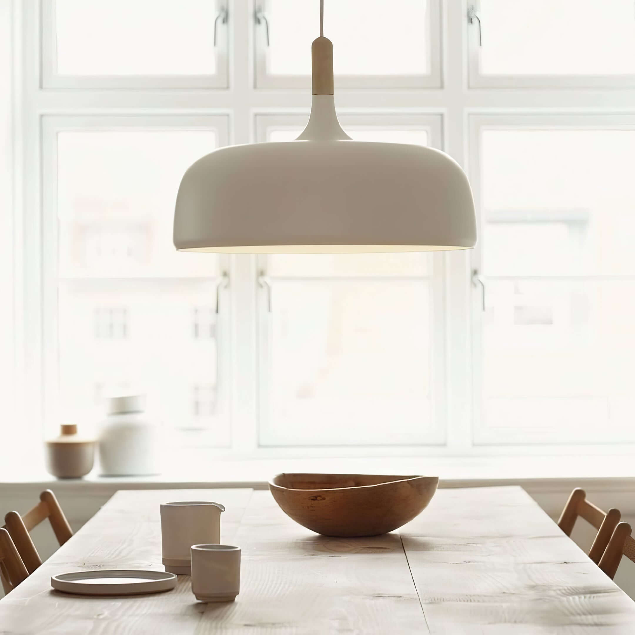Stylish Acorn Pendant Light Fixture - Modern Hanging Ceiling Lamp for Kitchen Island, Dining Room & Bedroom Decor
