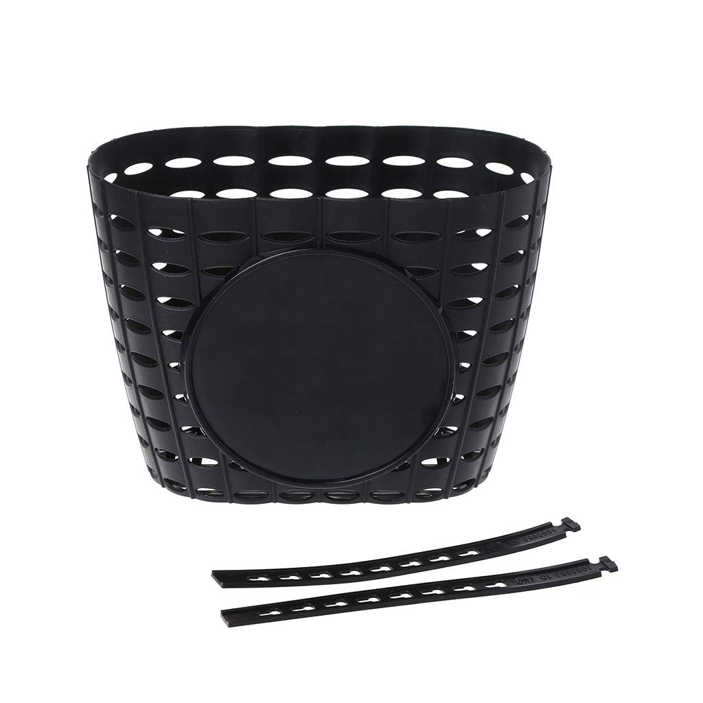 Kids Bike Front Basket - Lightweight Plastic Handlebar Storage Carrier for Bicycles, Tricycles & Scooters - Perfect for School, Park Rides and Grocery Shopping